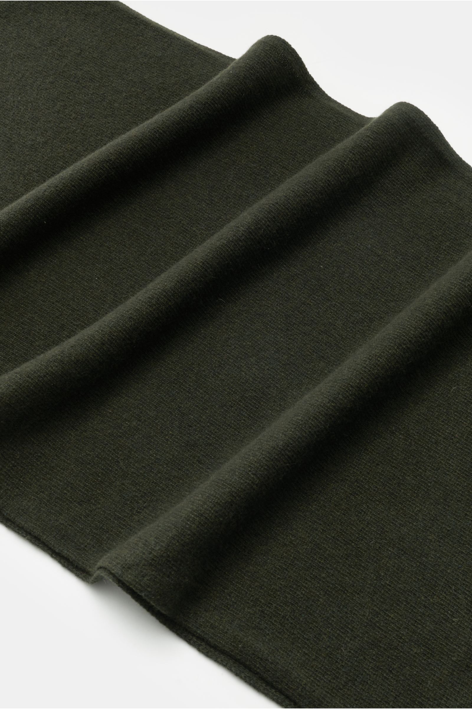 von Braun Cashmere scarf dark olive