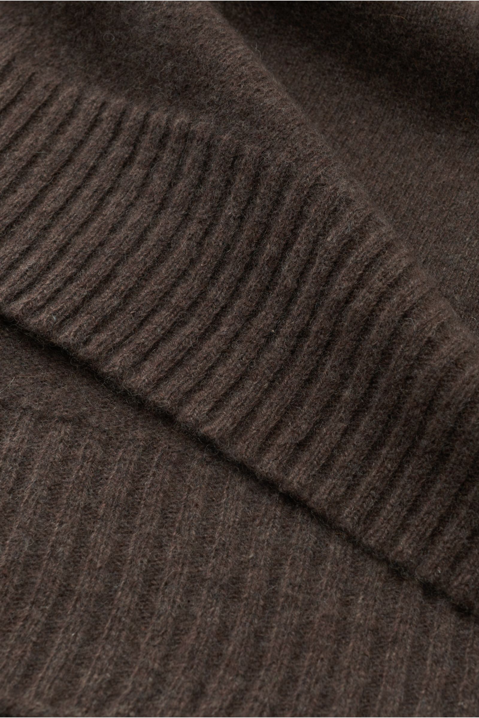 von Braun Cashmere scarf grey-brown