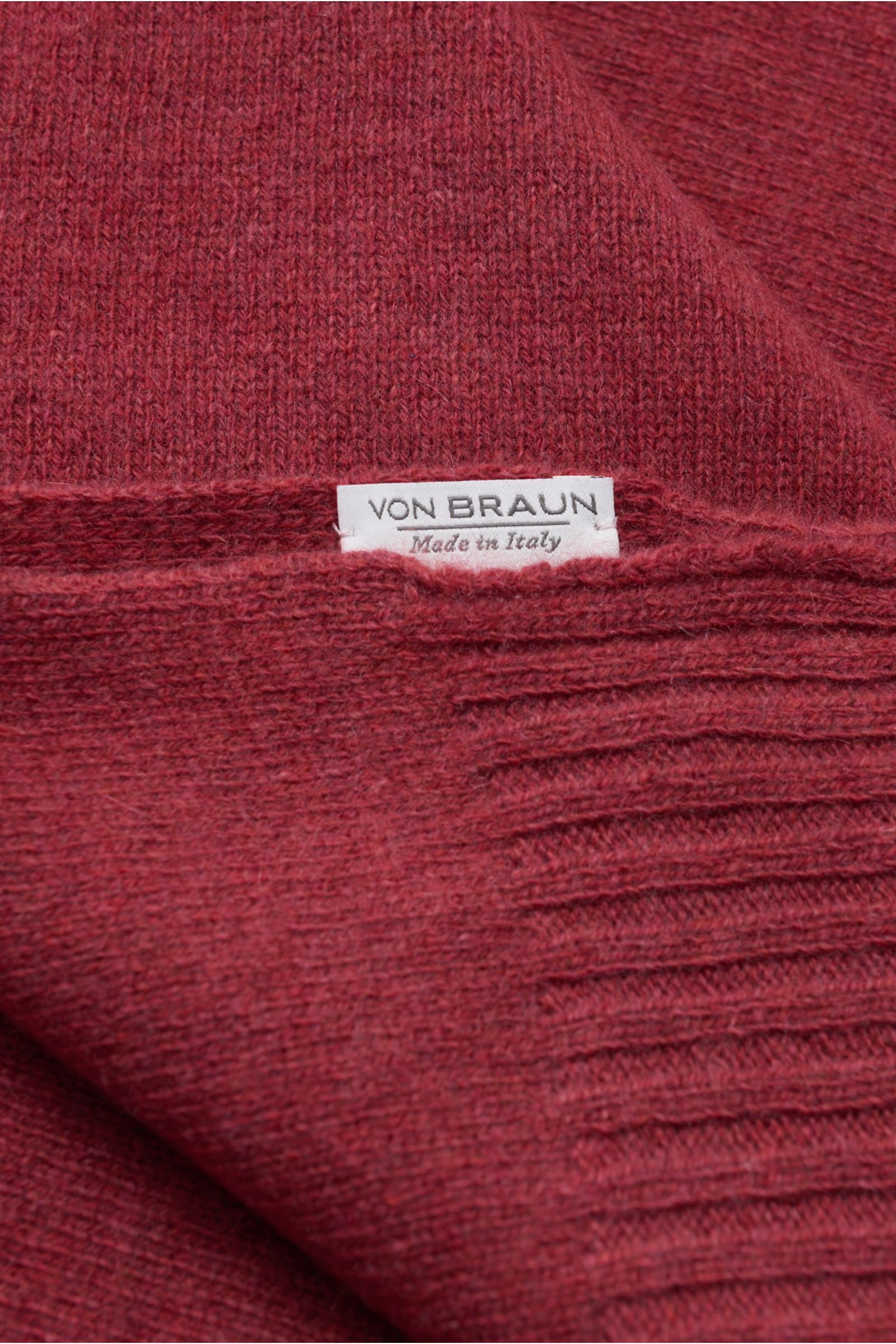 von Braun Cashmere scarf red
