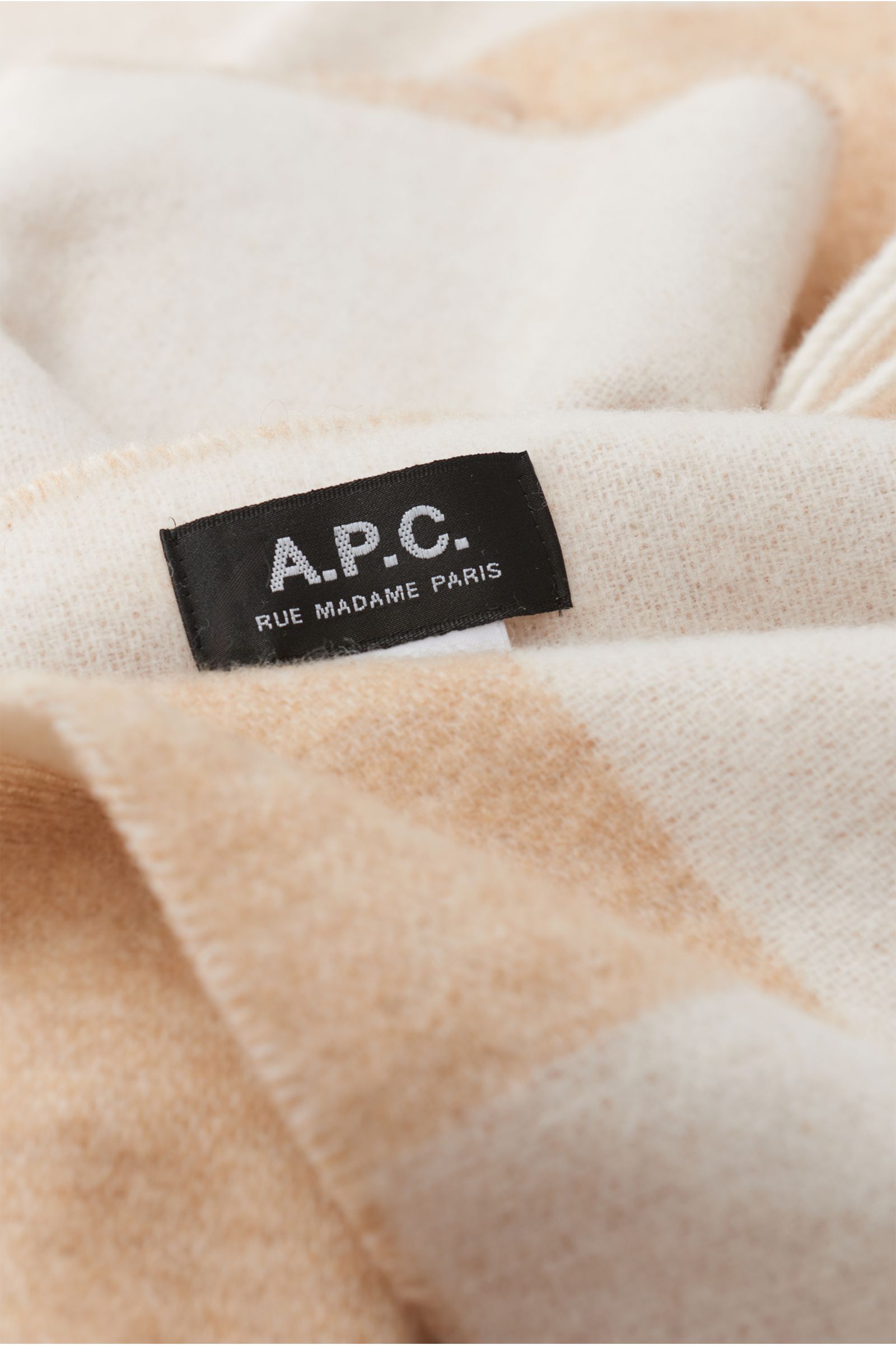 A.P.C. Schal beige/creme