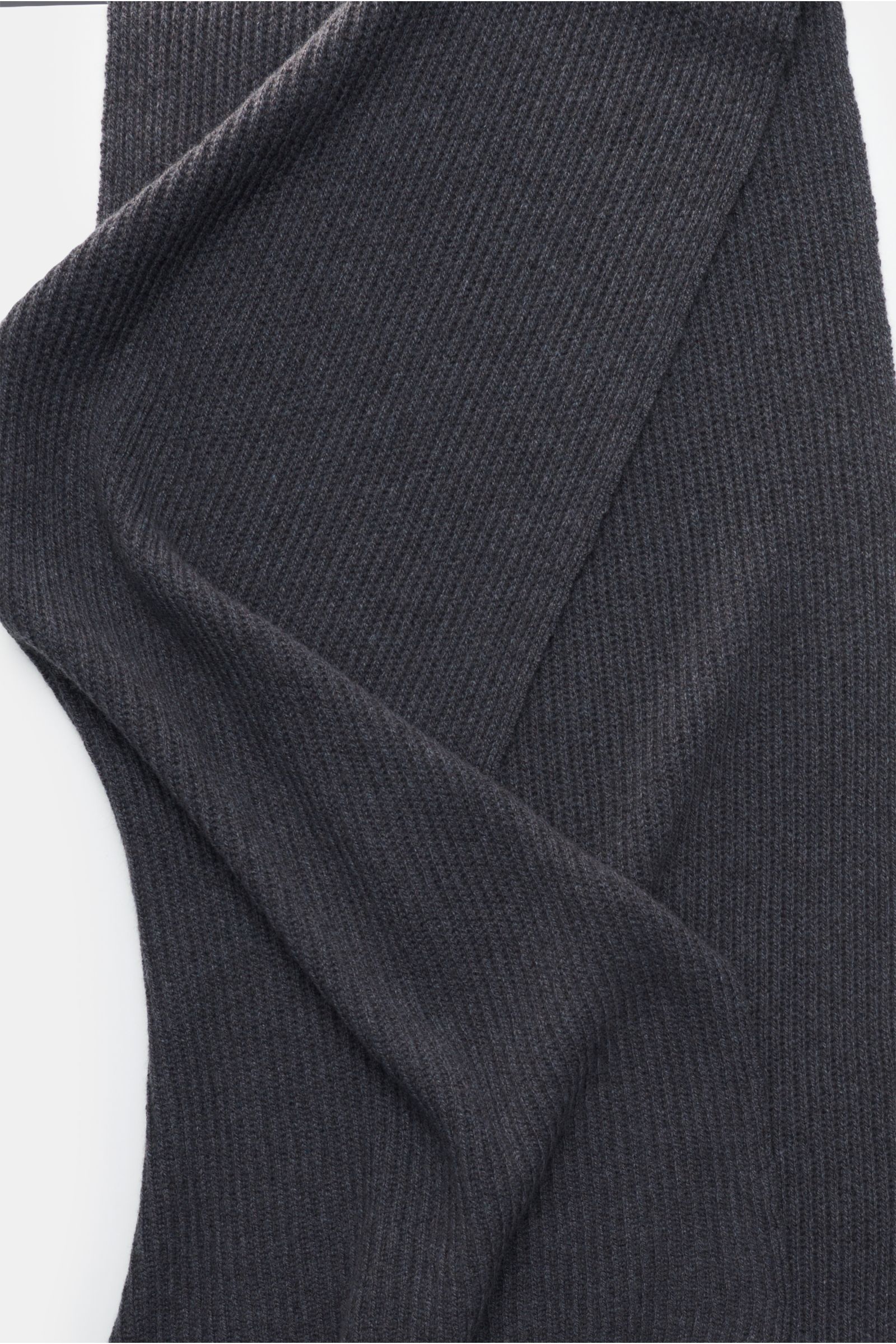 Cruciani Cashmere Schal dunkelgrau meliert