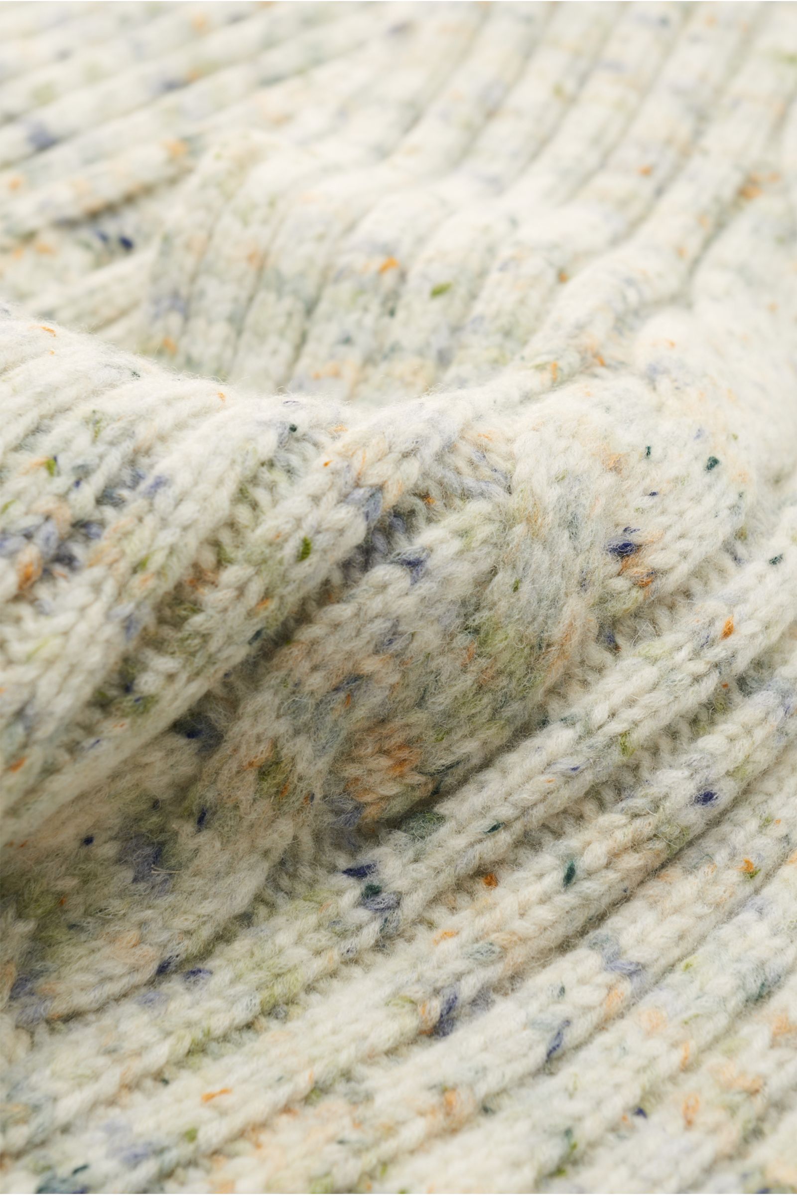 04651/ A trip in a bag Schal creme/rauchblau/grün meliert