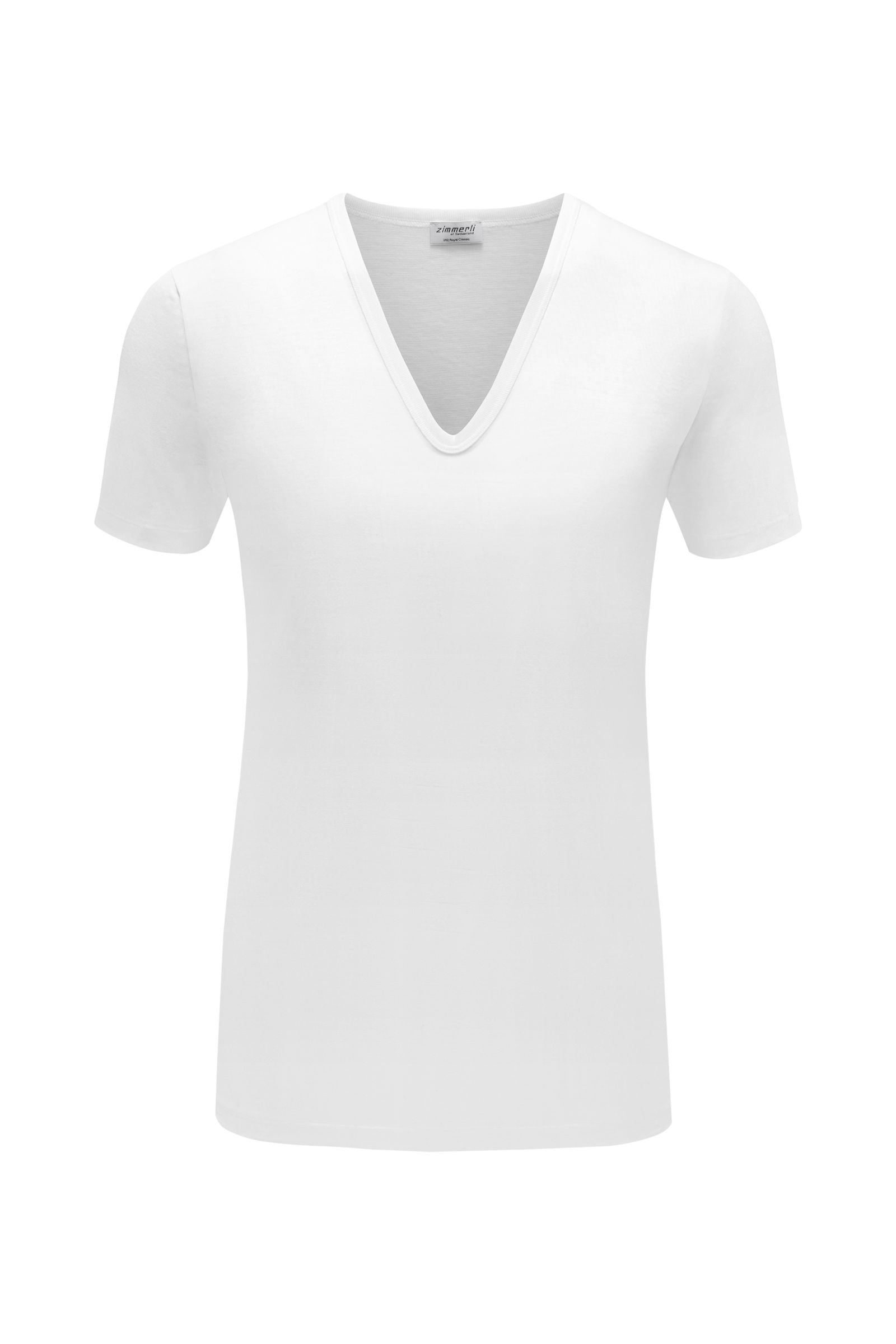 V-neck T-shirt white
