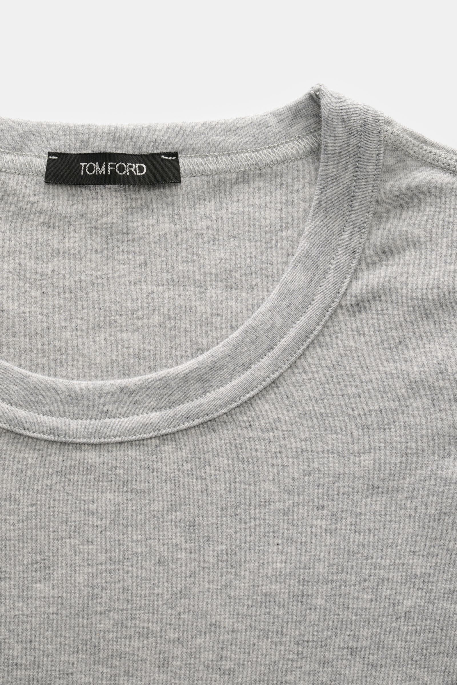 Tom Ford Rundhals-Unterhemd grau meliert