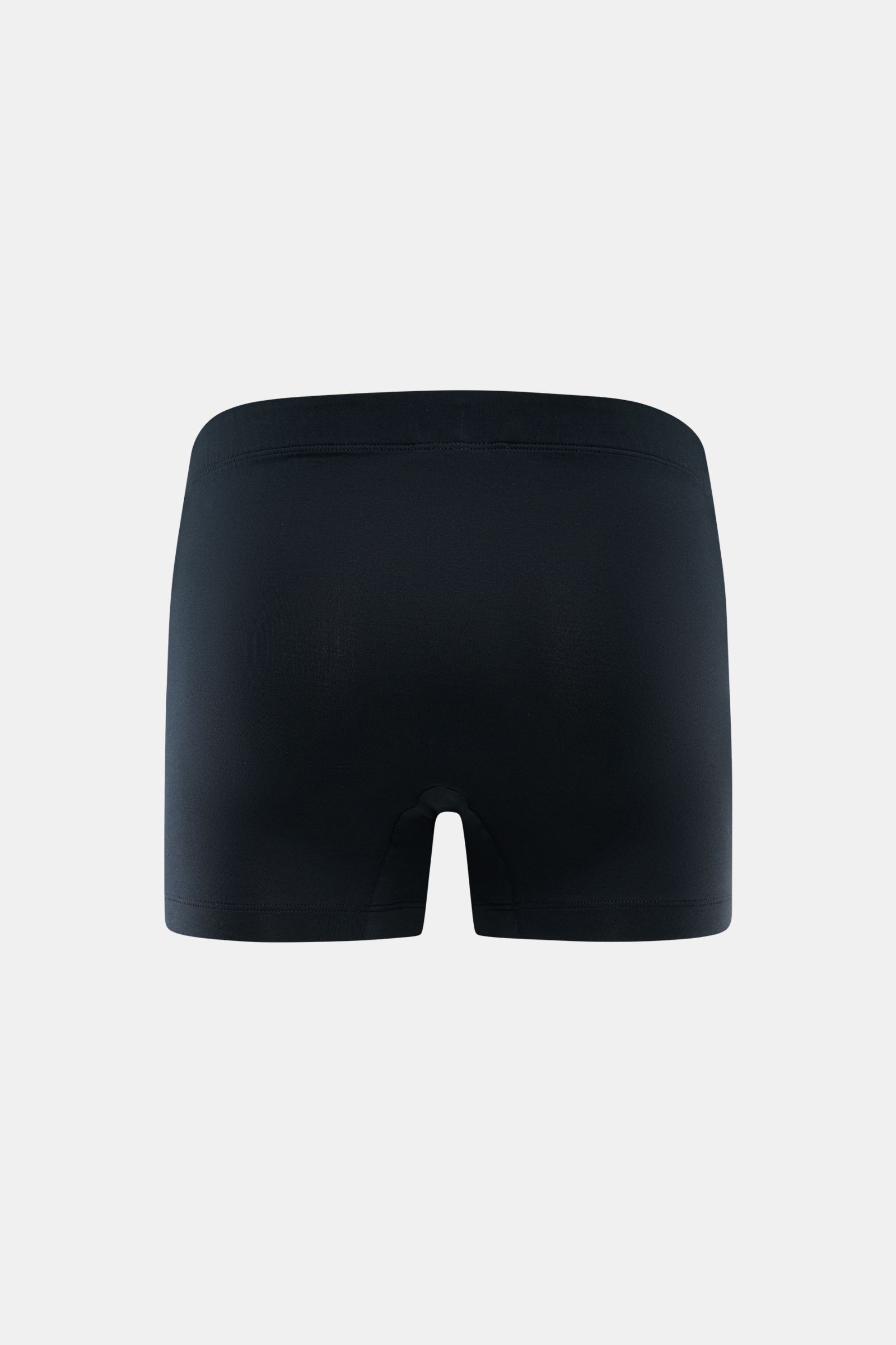 Stefan Brandt Boxershorts 'Bari' navy, Rückansicht, Slim Fit aus elastischer Baumwolle, sehr weich, mit elastischem Bund und seitlichem Knopf-Eingriff.