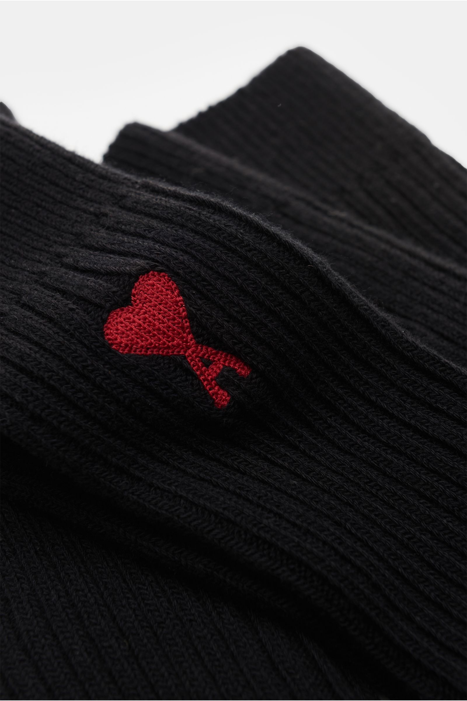 Ami Paris Strümpfe 3er-Set 'Ami de Cœur' schwarz