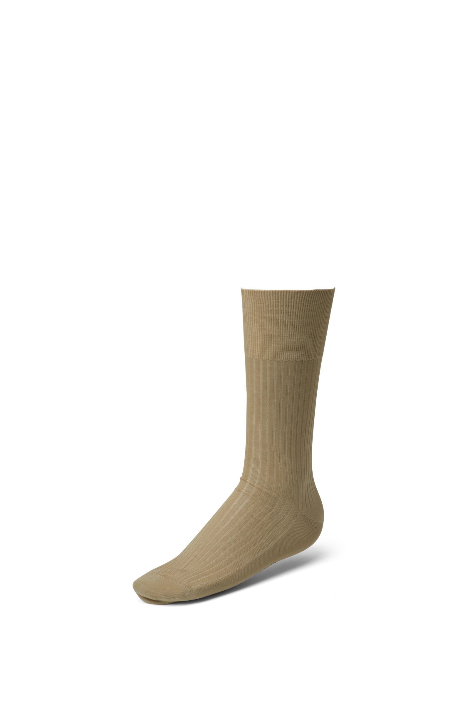 Cotton socks khaki