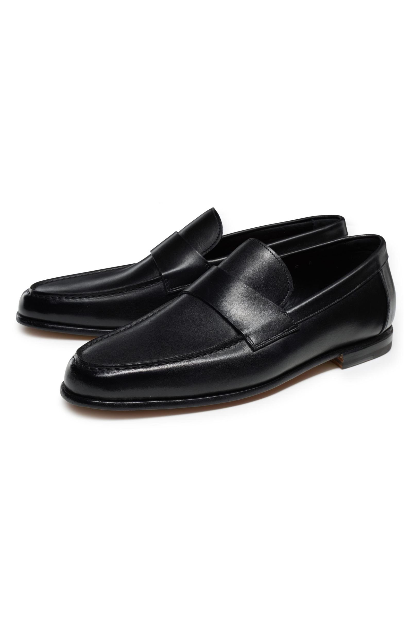 Penny loafers black