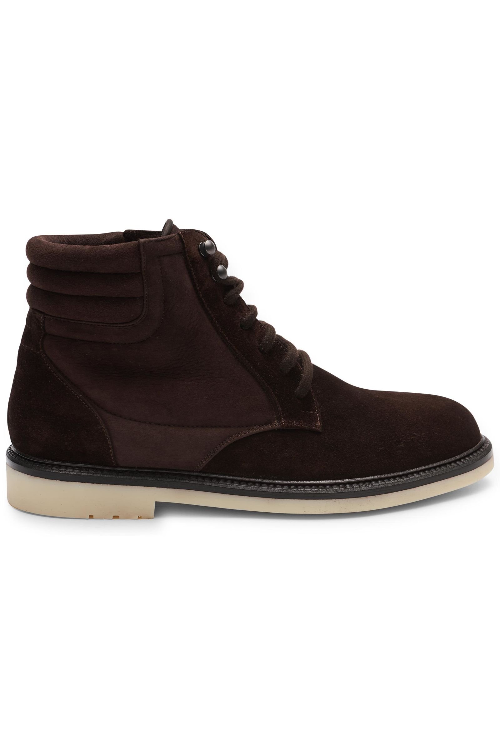 Lace-up boots 'Icer Walk Shearling' dark brown