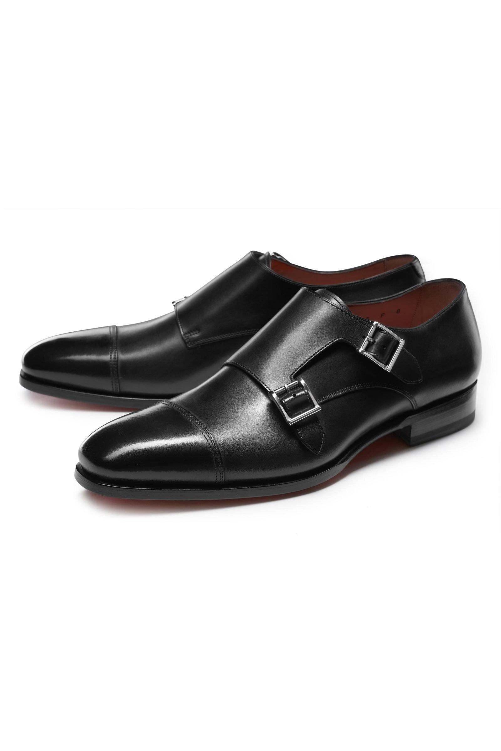 Double monk shoes anthracite