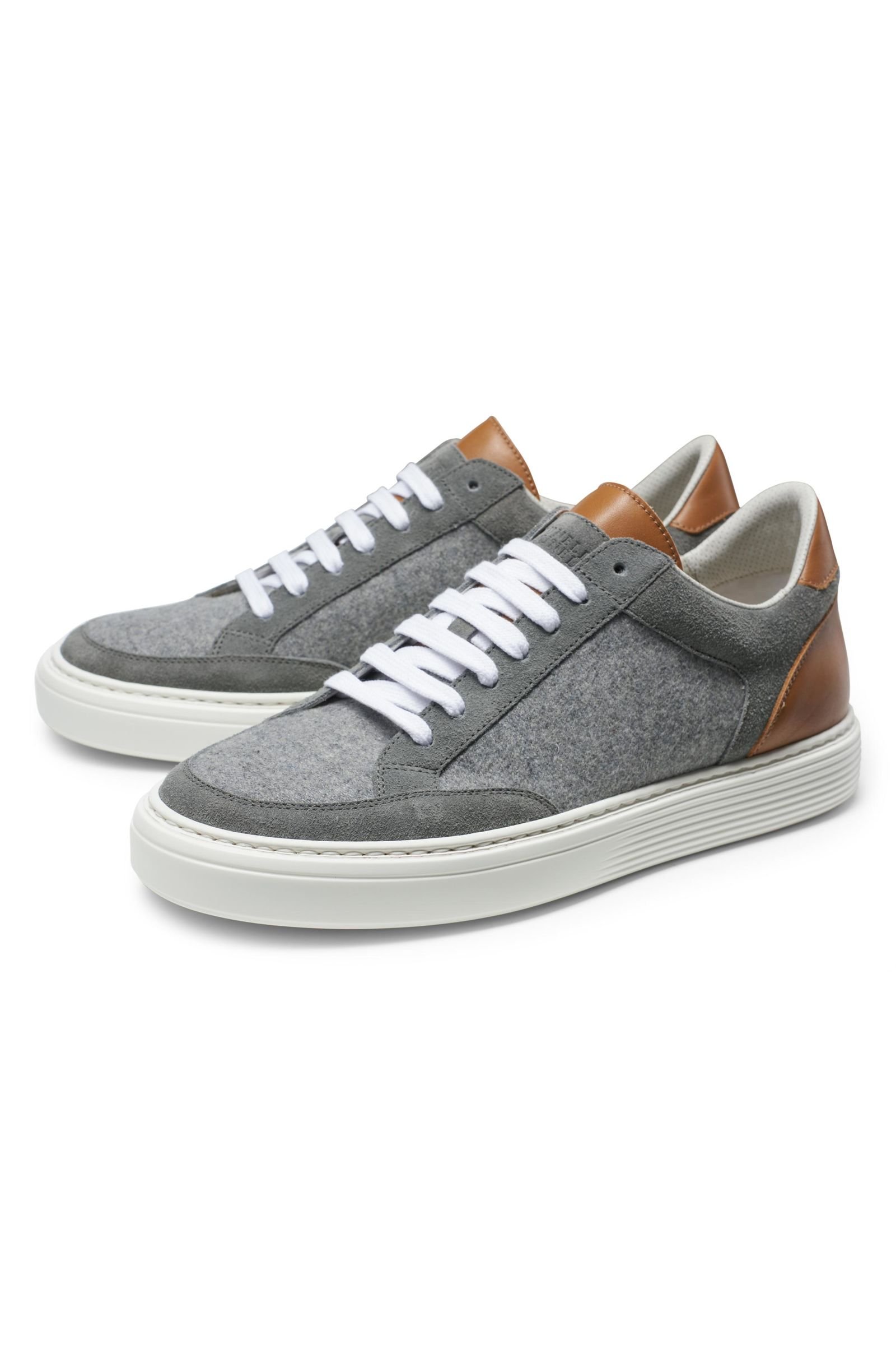 Sneakers grey/light brown