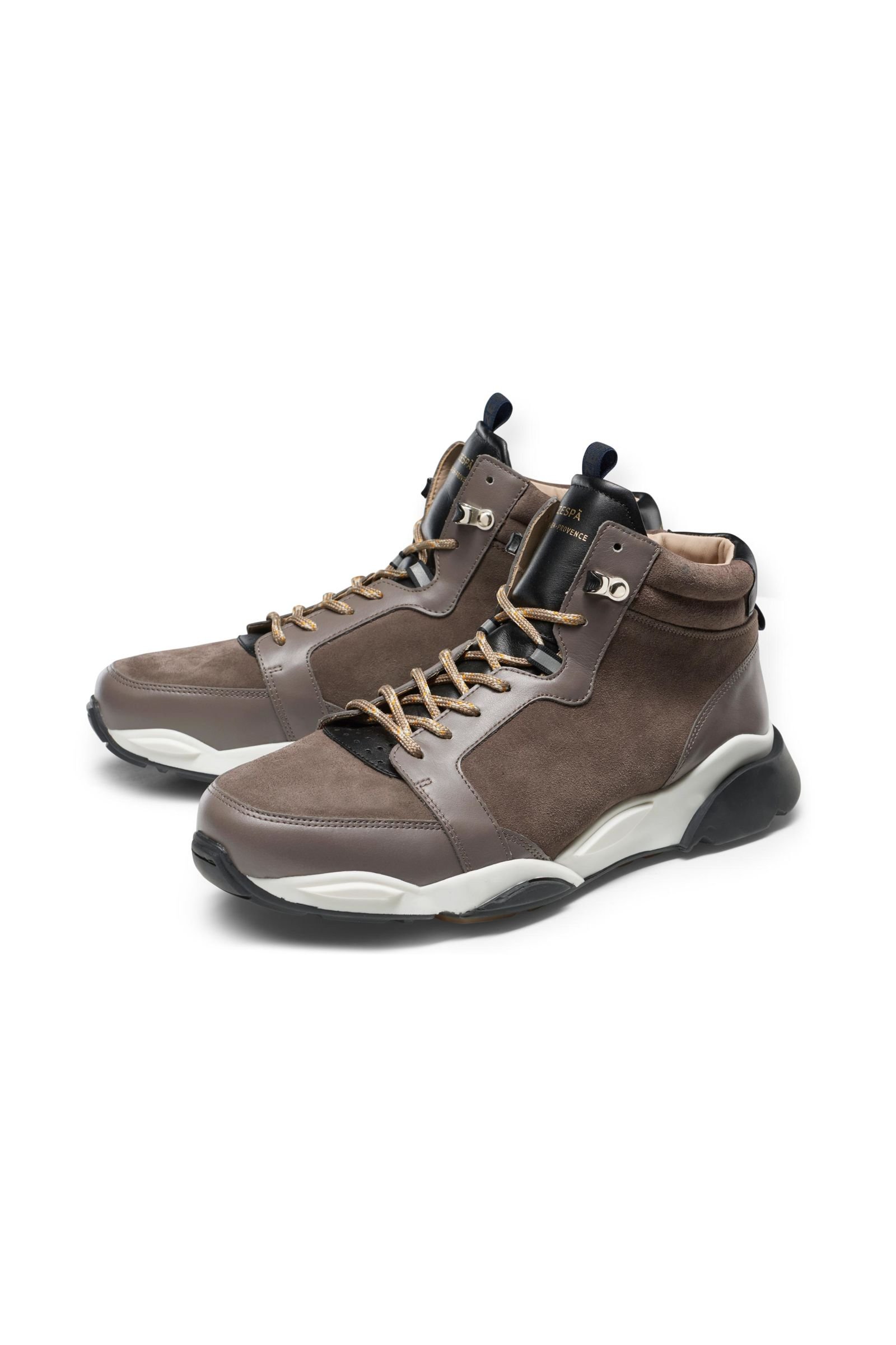 High top sneakers 'ZSP7 MT' grey-brown