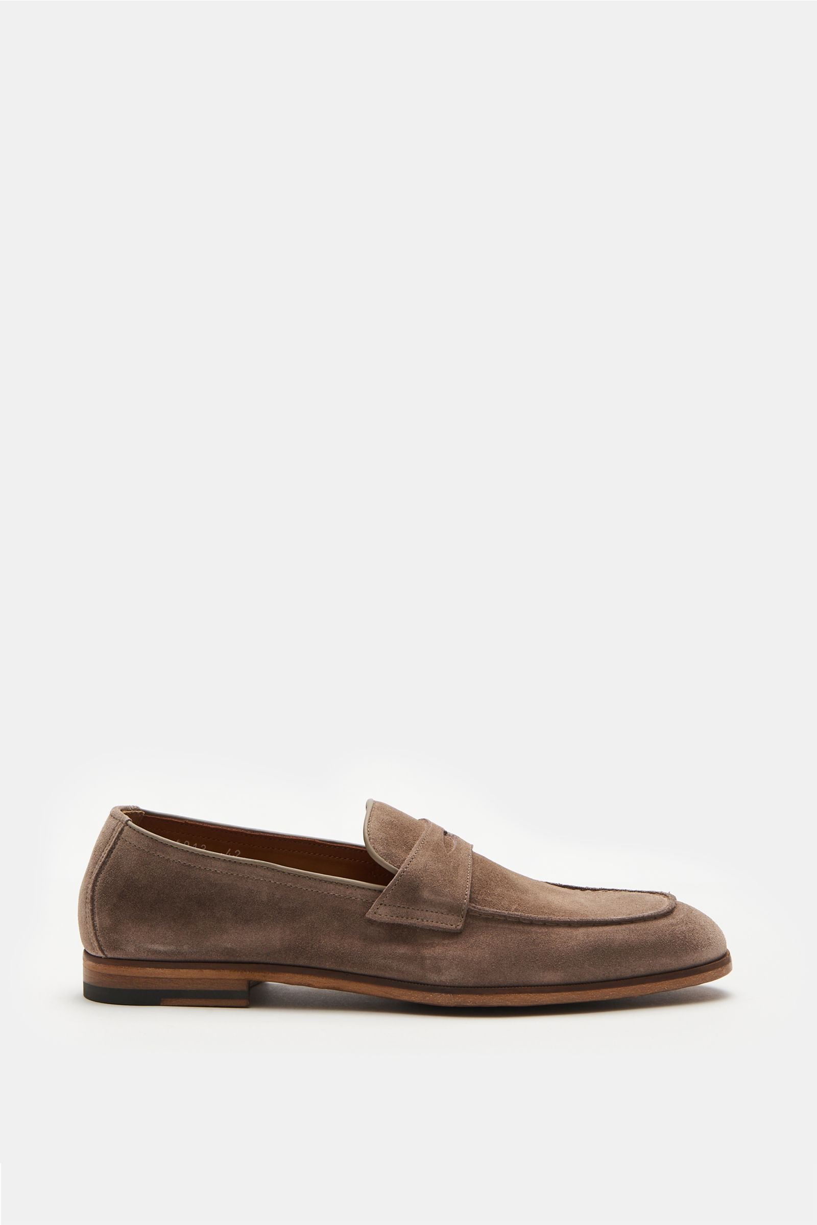 Penny loafers grey-brown