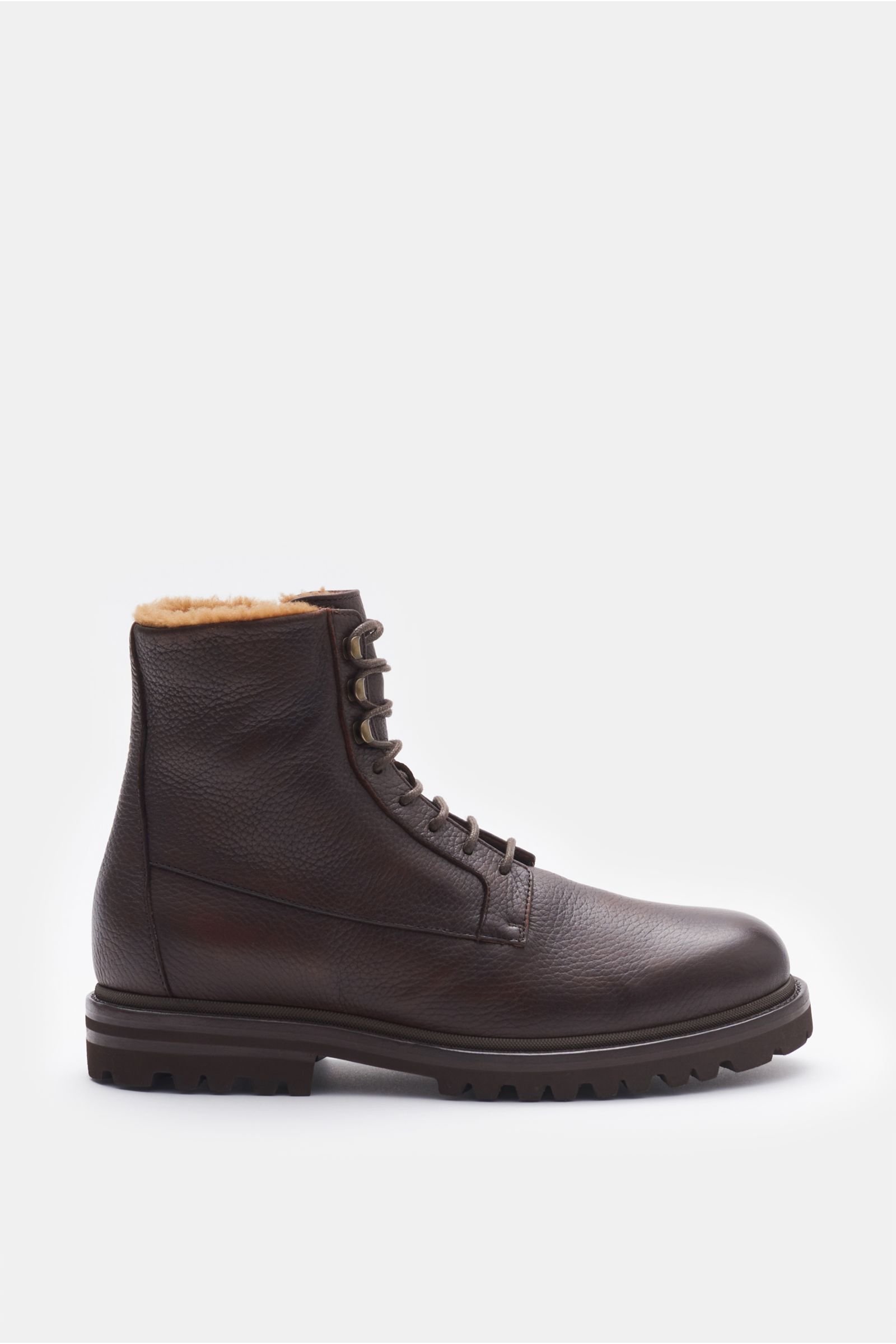 Lace-up boots dark brown