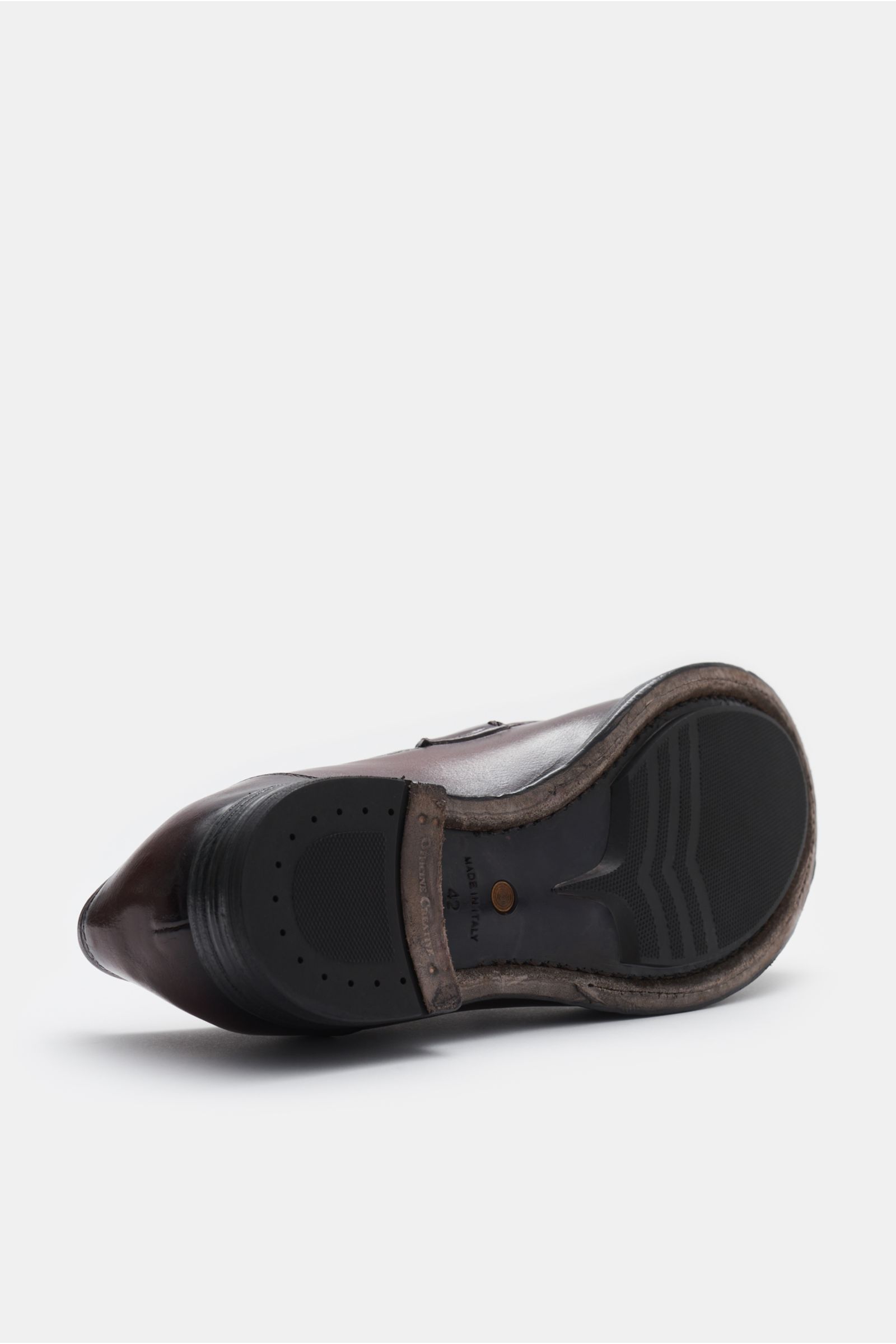 Officine Creative Penny Loafer 'Anatomia 082' bordeaux