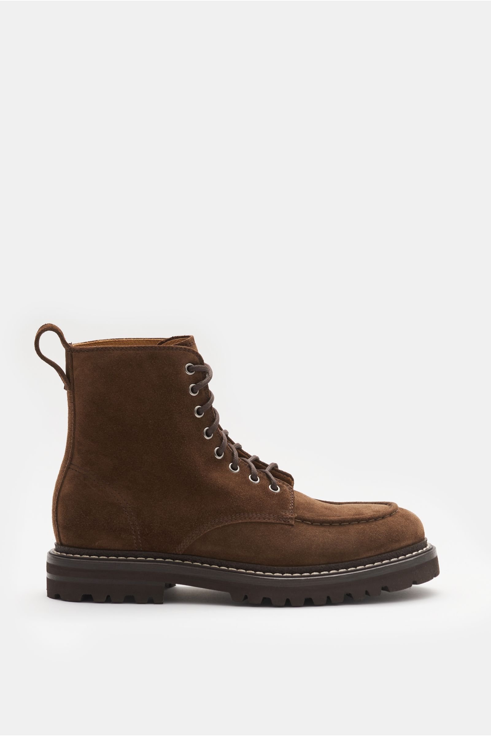 Lace-up boots brown