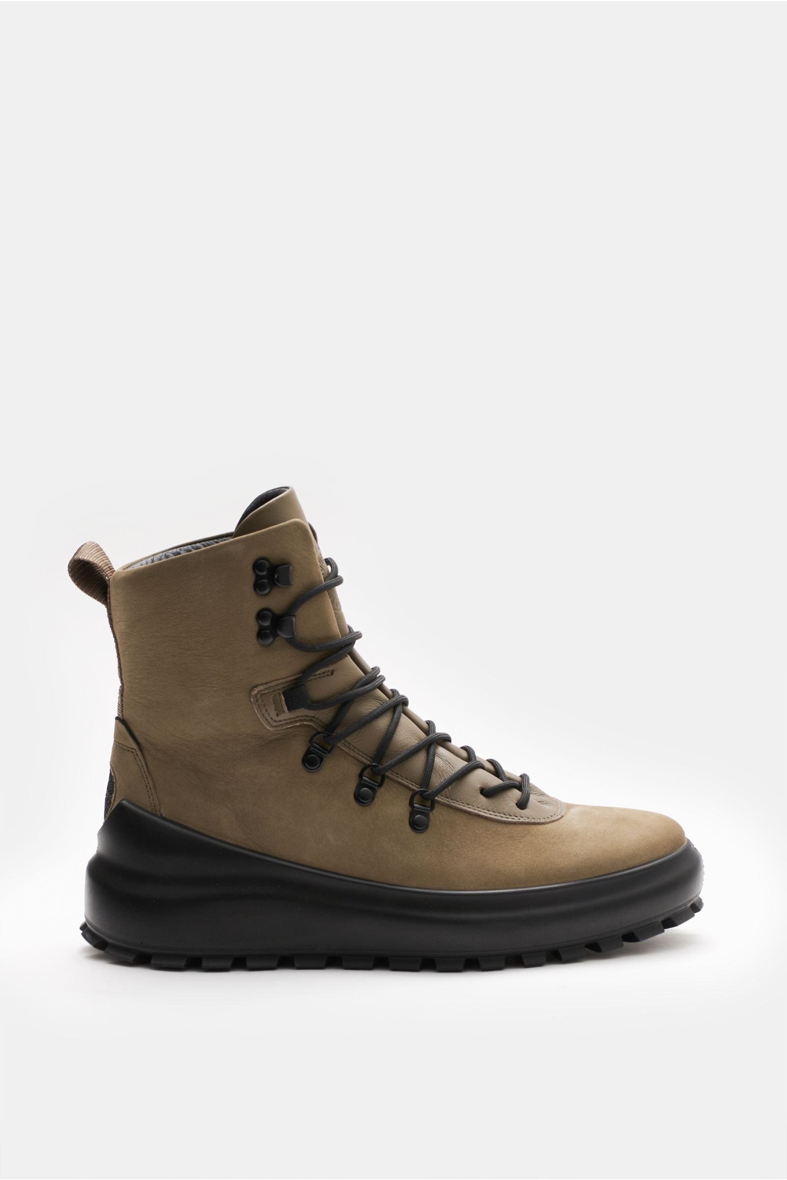 Lace-up boots olive
