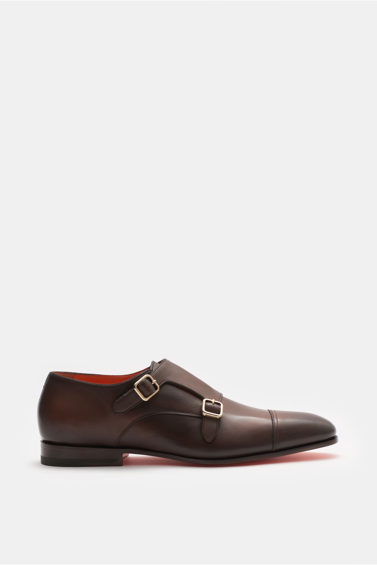 Double monk shoes brown