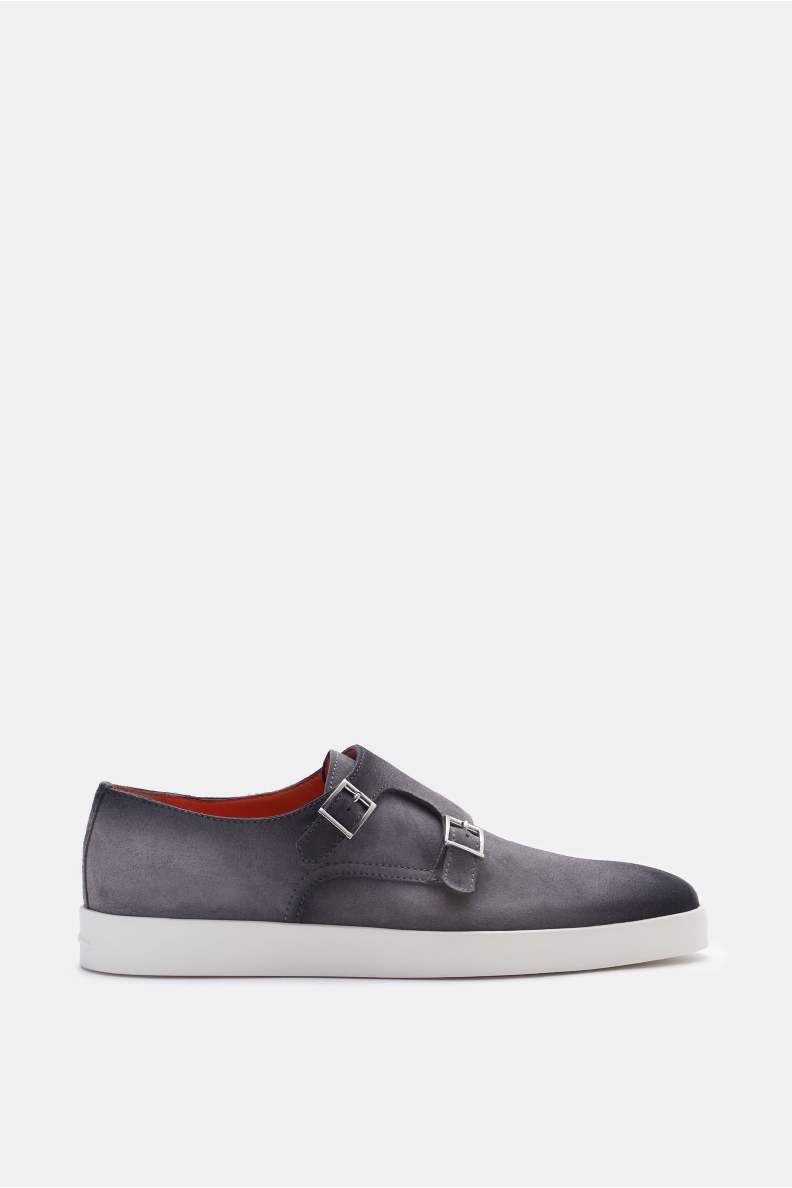 Double monk shoes dark grey