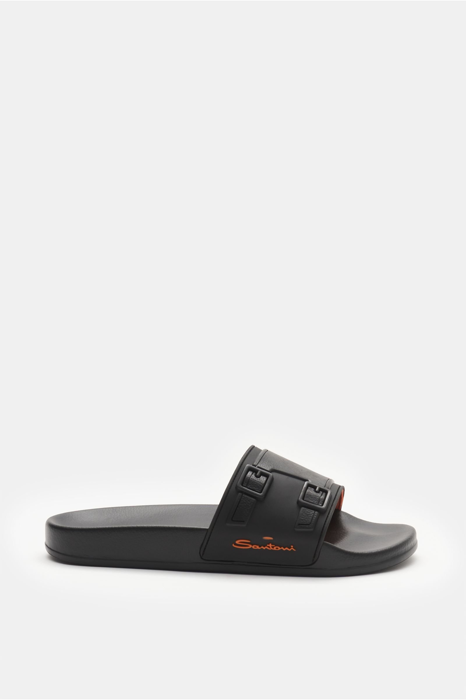Slip-on sandals black