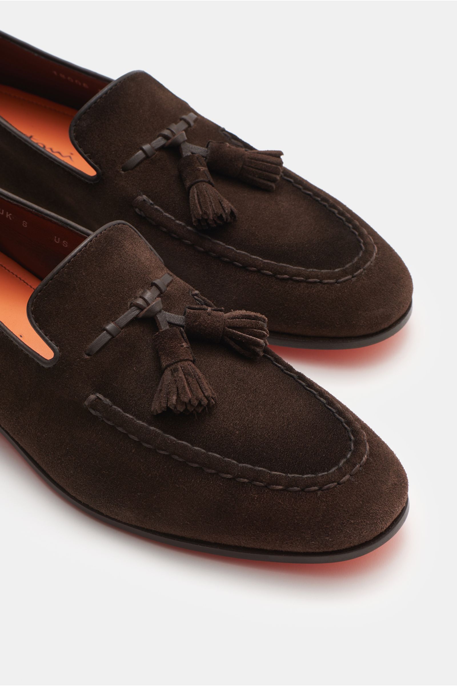 SANTONI tassel loafers dark brown BRAUN Hamburg