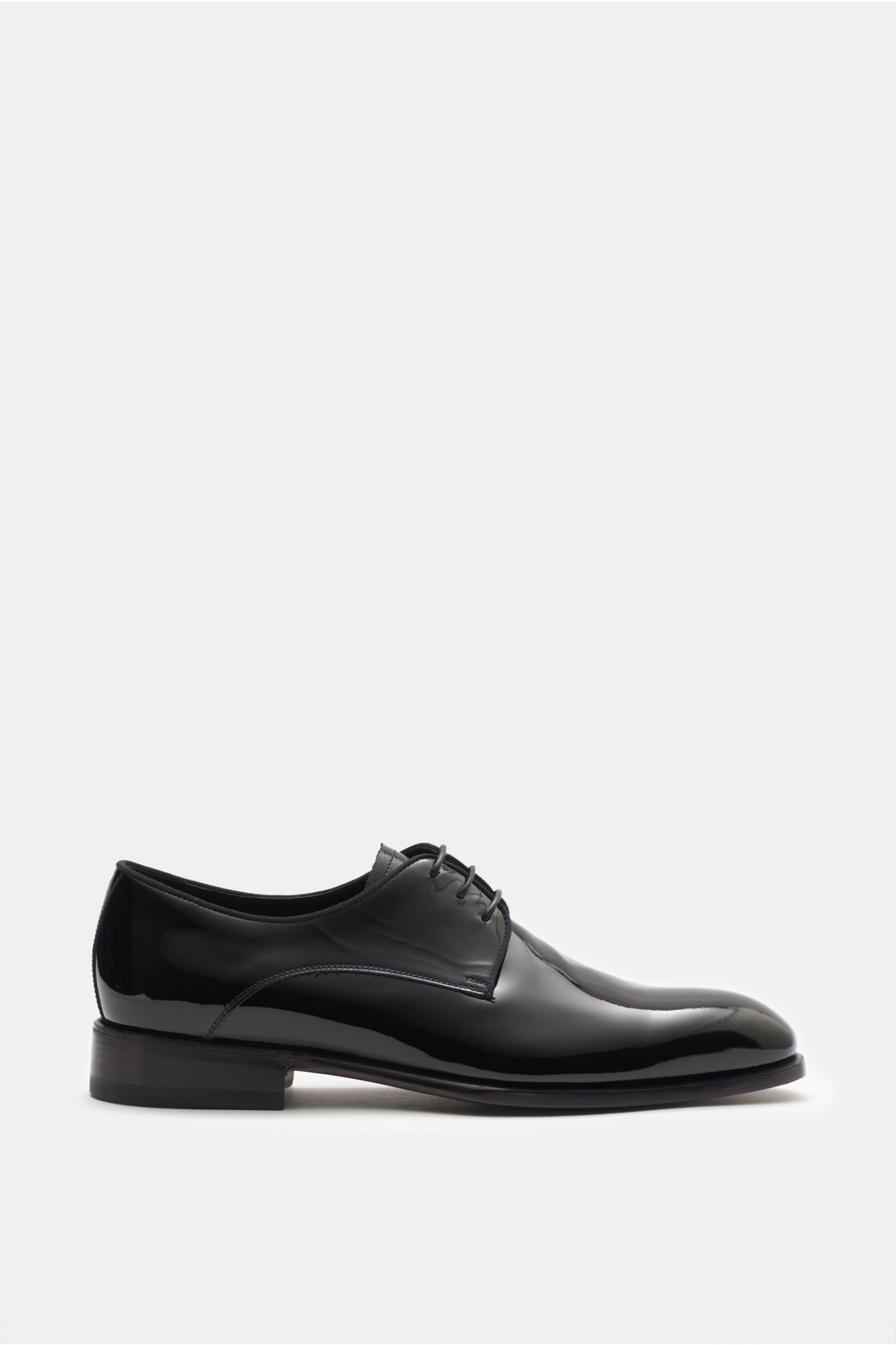 Patent leather Derby shoes black