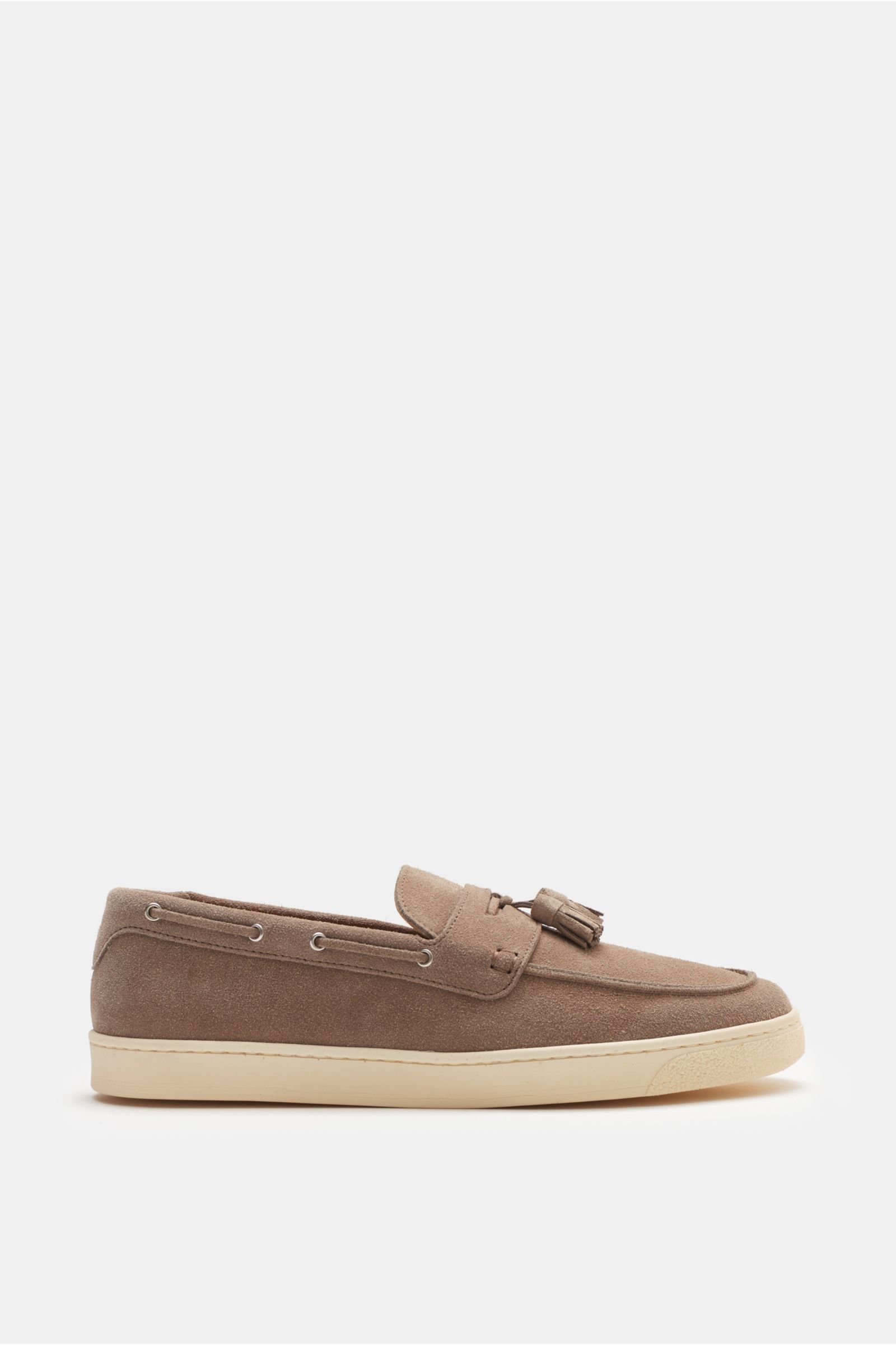 Boat shoes grey brown