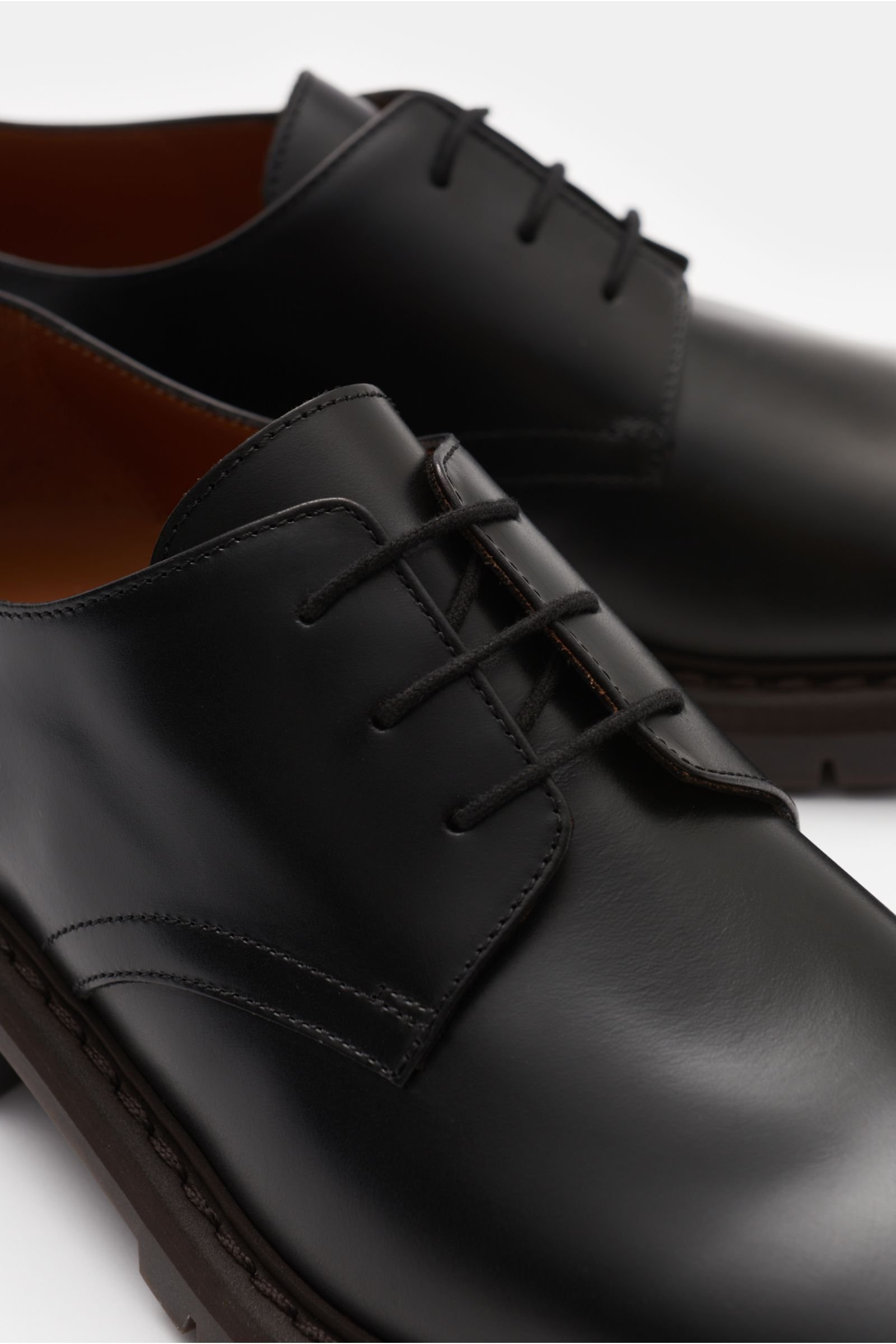 COMMON PROJECTS Derby shoes 'Officer's' black | BRAUN Hamburg
