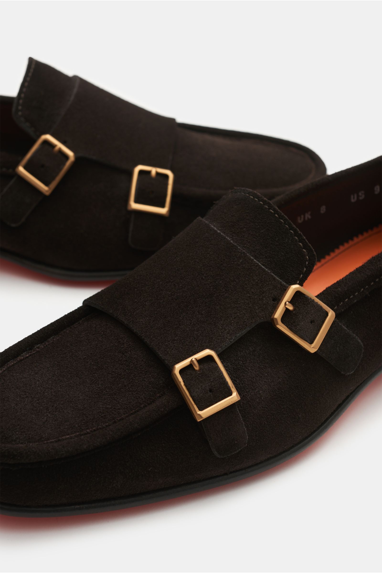 Santoni Doppelmonk dunkelbraun