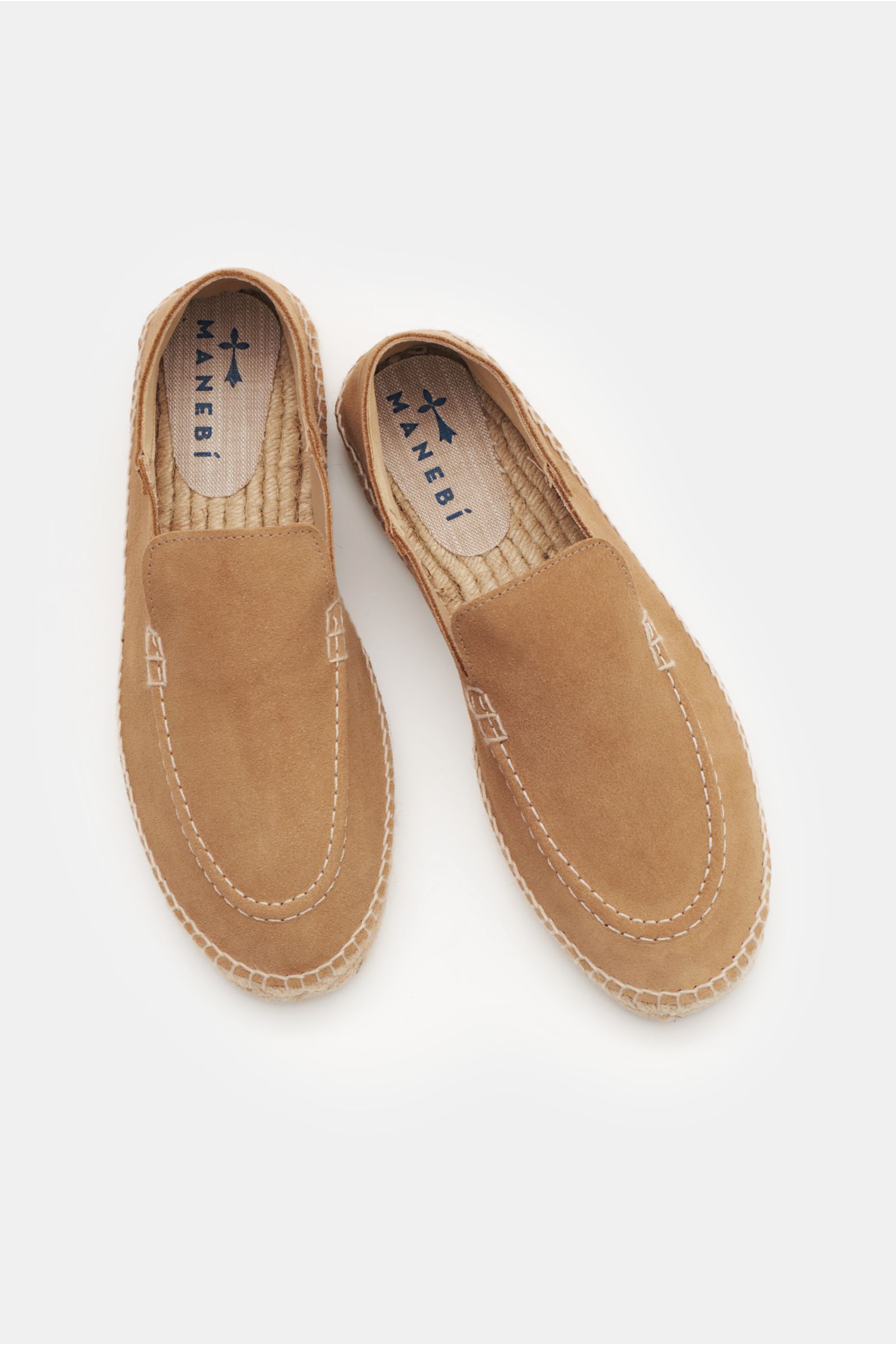 Manebí Espadrilles 'Suede Traveler Loafers' sand