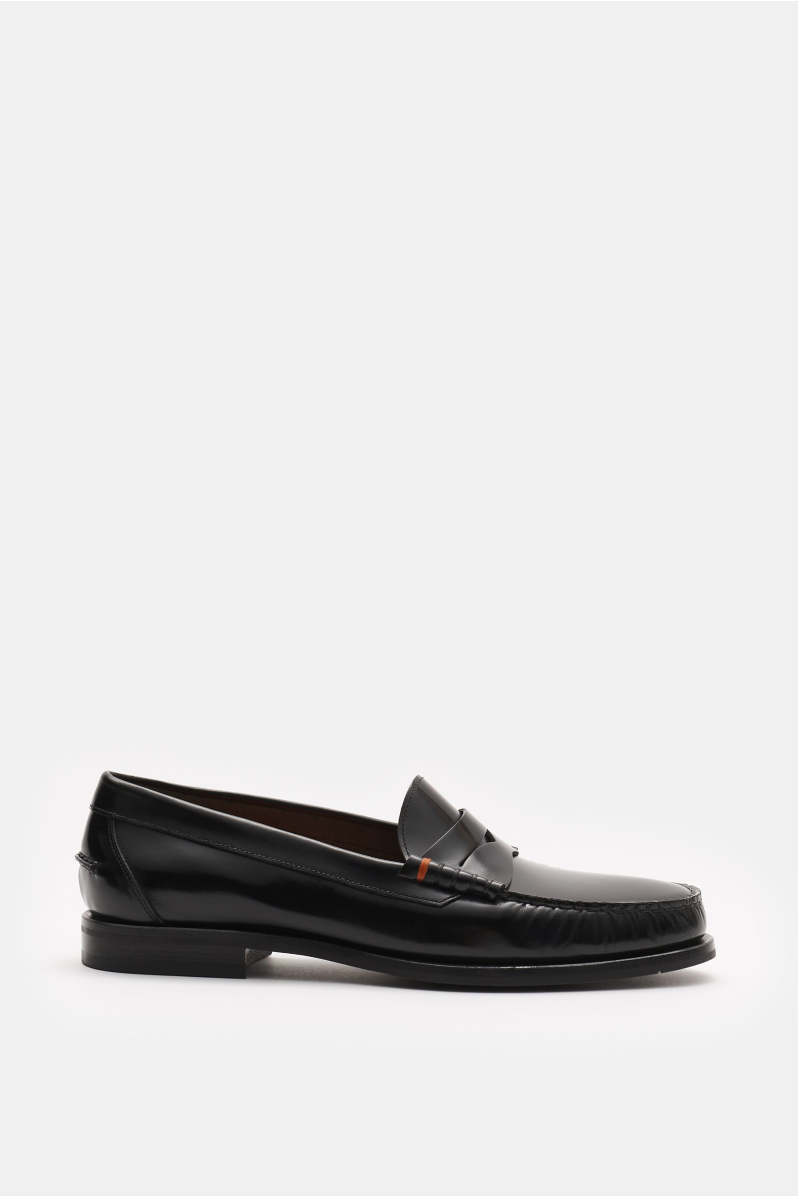 SANTONI penny loafers black BRAUN Hamburg
