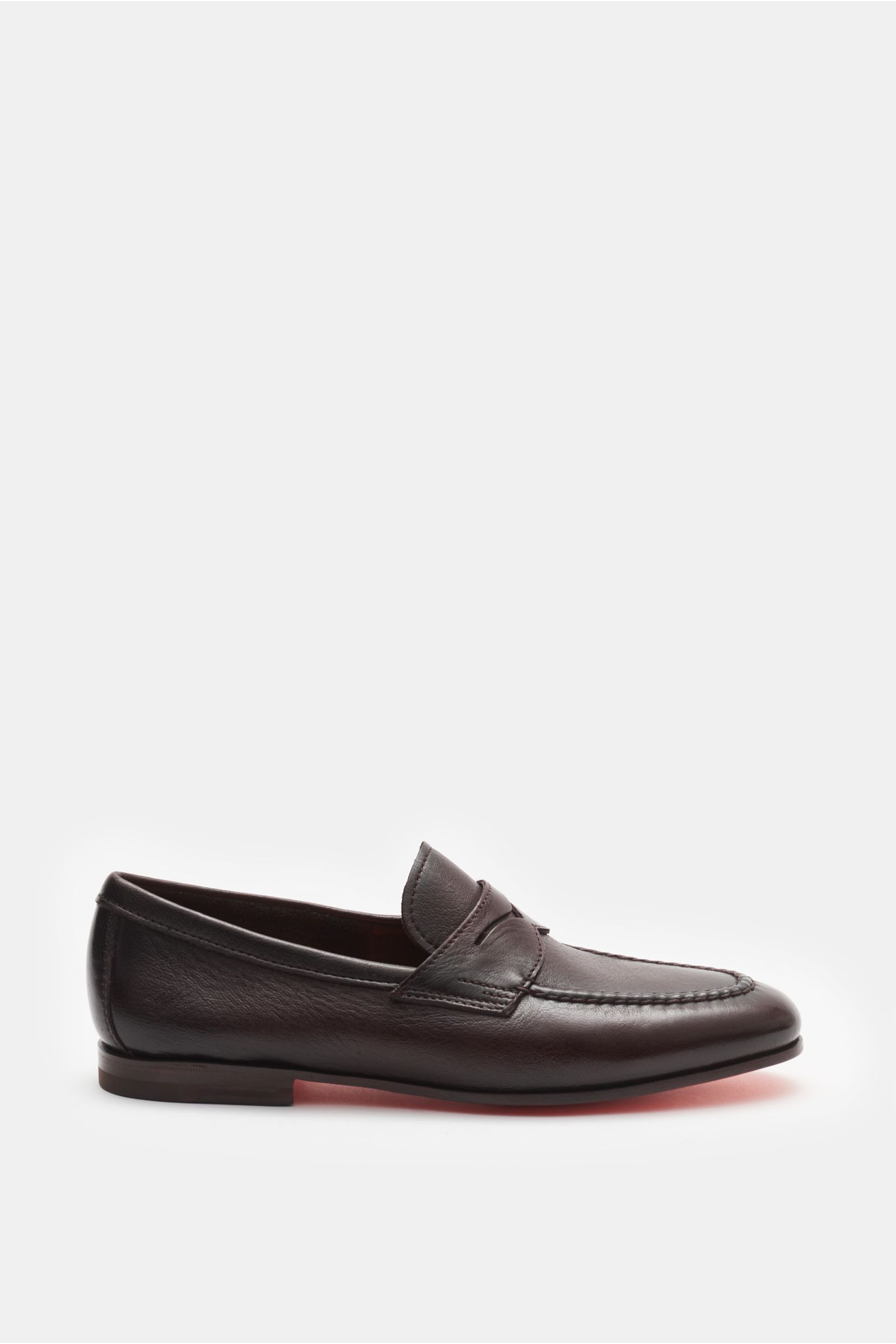 Santoni Penny Loafer bordeaux