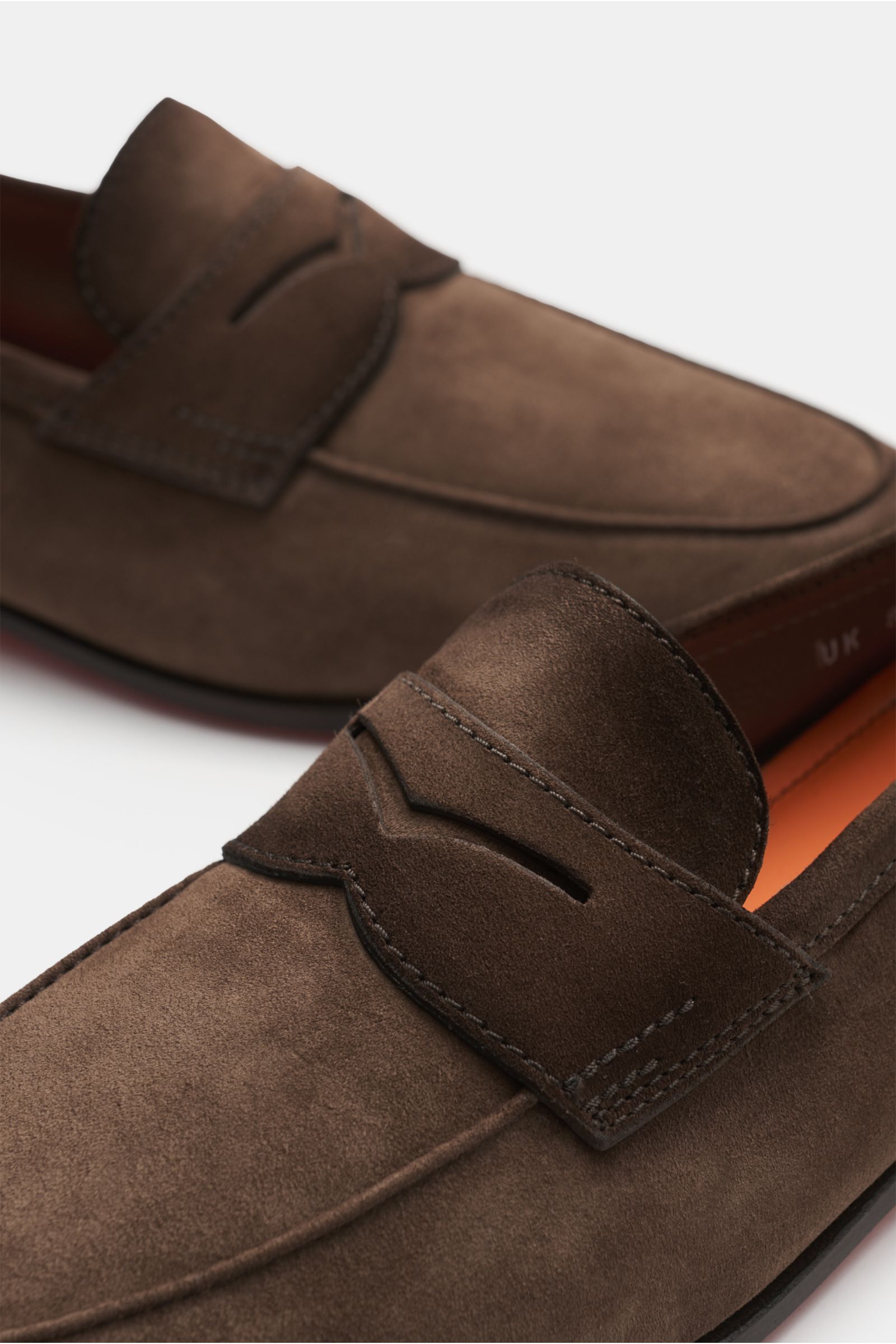 Santoni Penny Loafer 'Carlos' braun