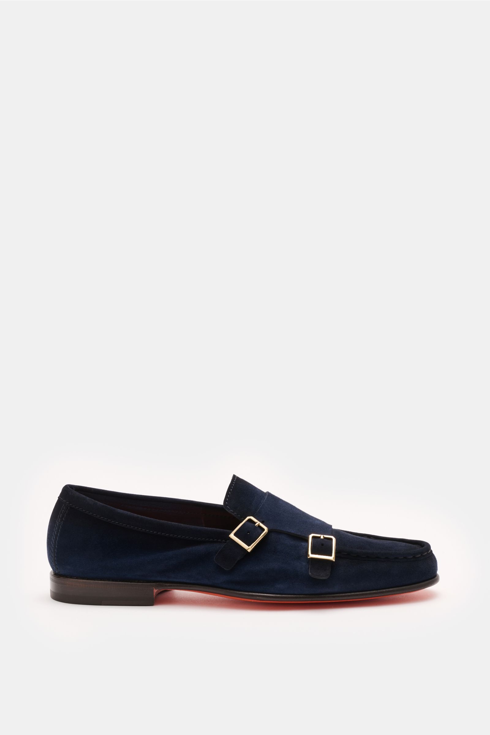 Santoni Double monk shoes navy
