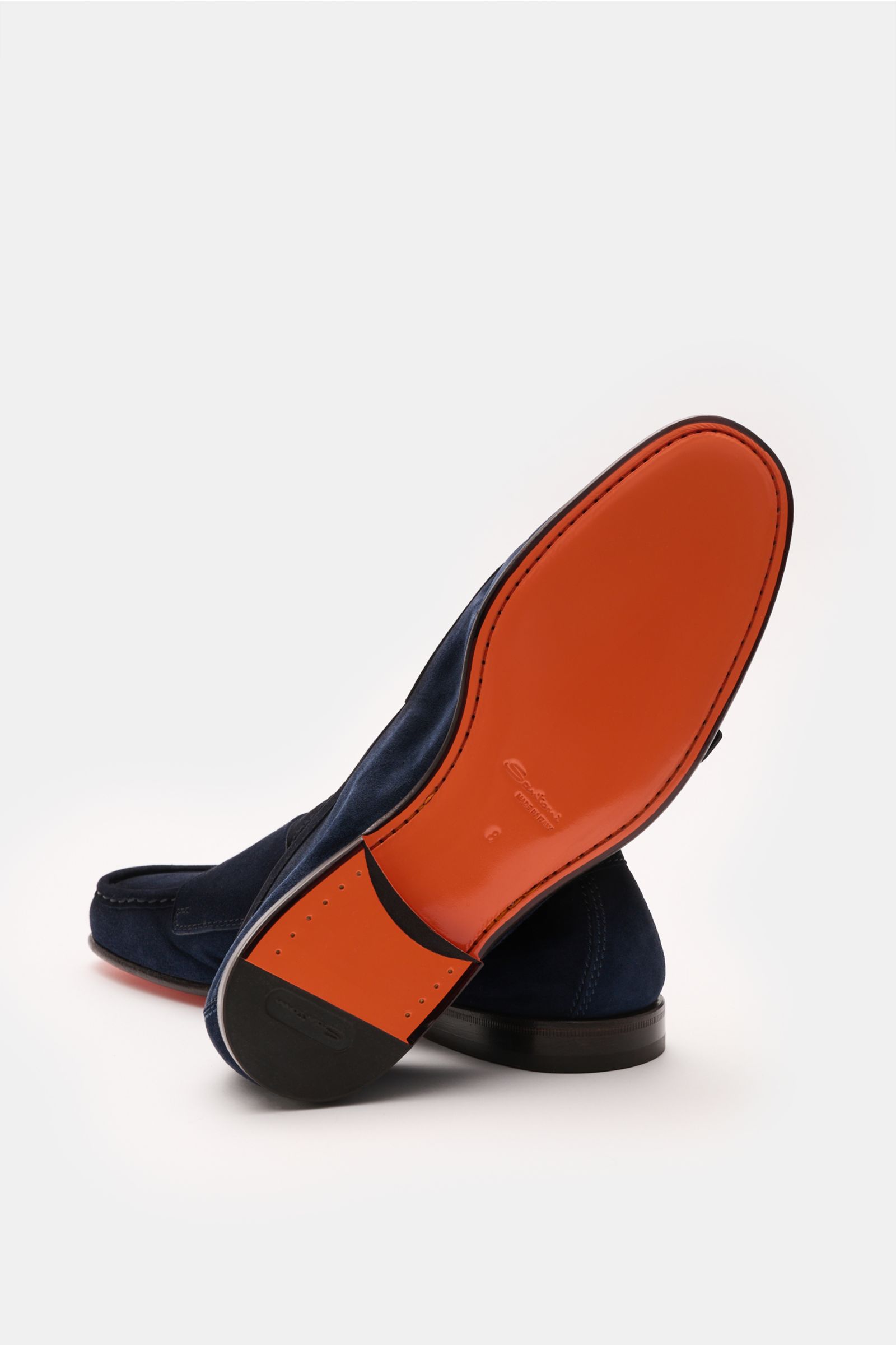 Santoni Double monk shoes navy