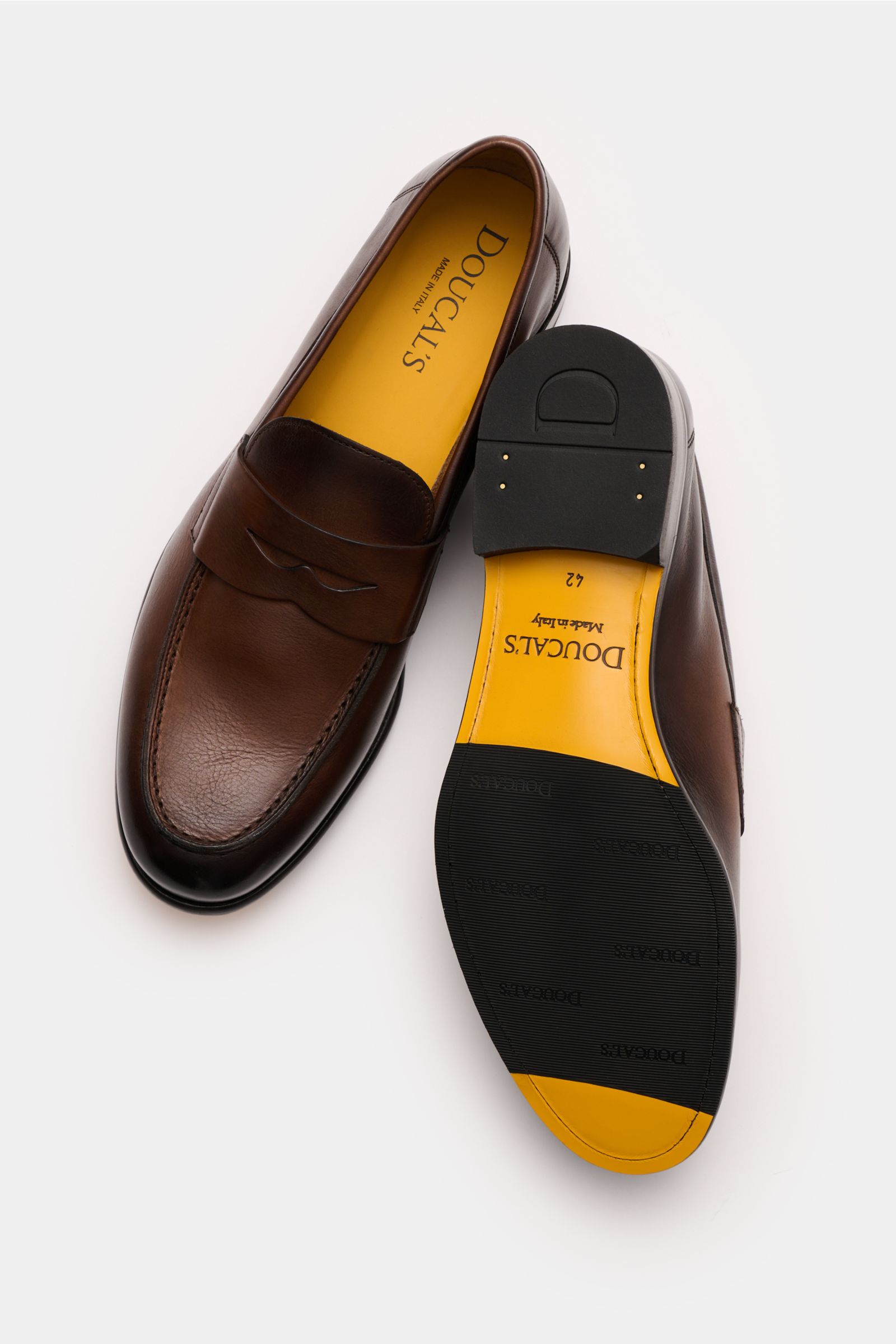 Doucal's Penny loafers 'Thiumph' dark brown