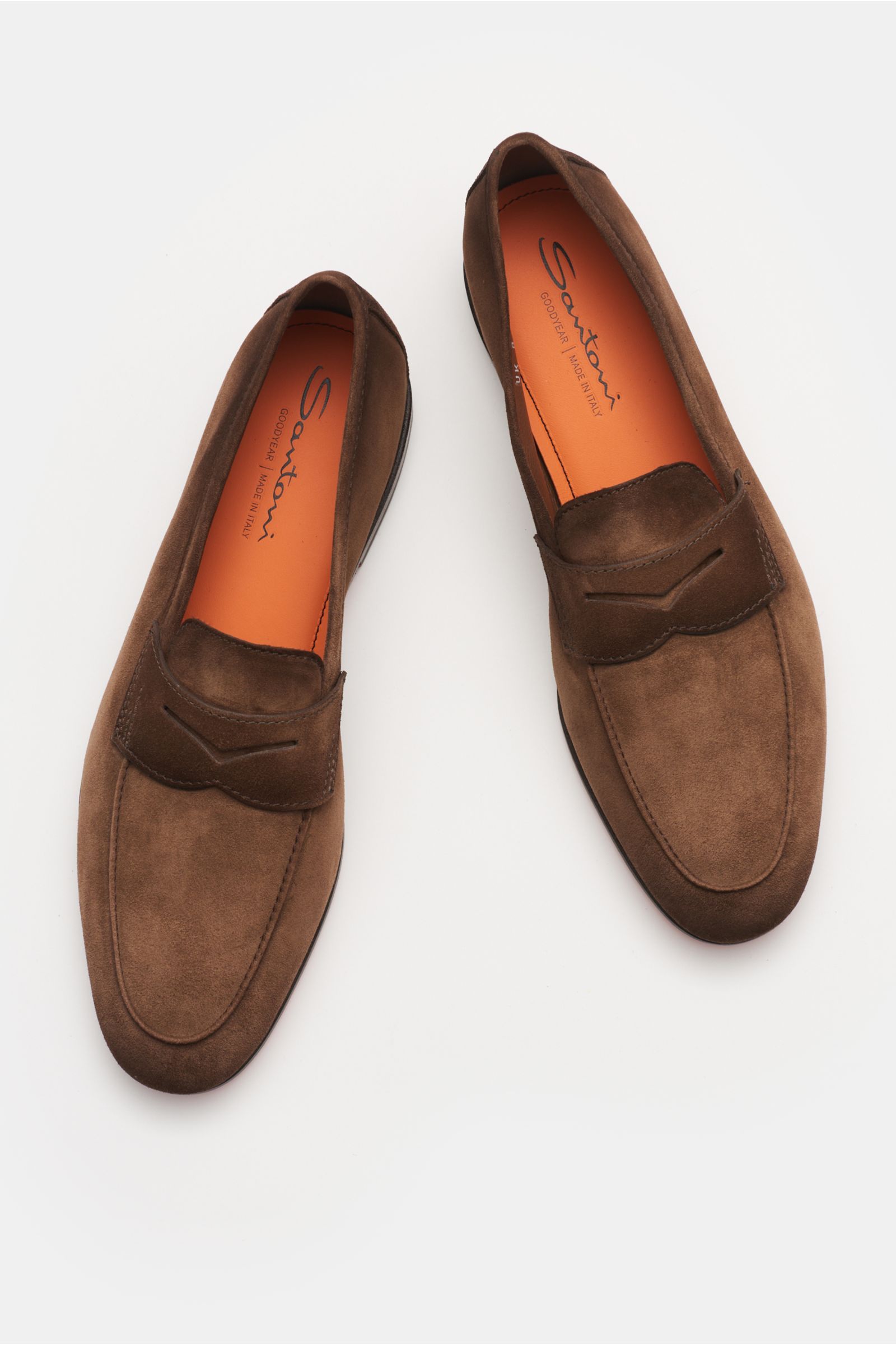 Santoni Penny Loafer braun