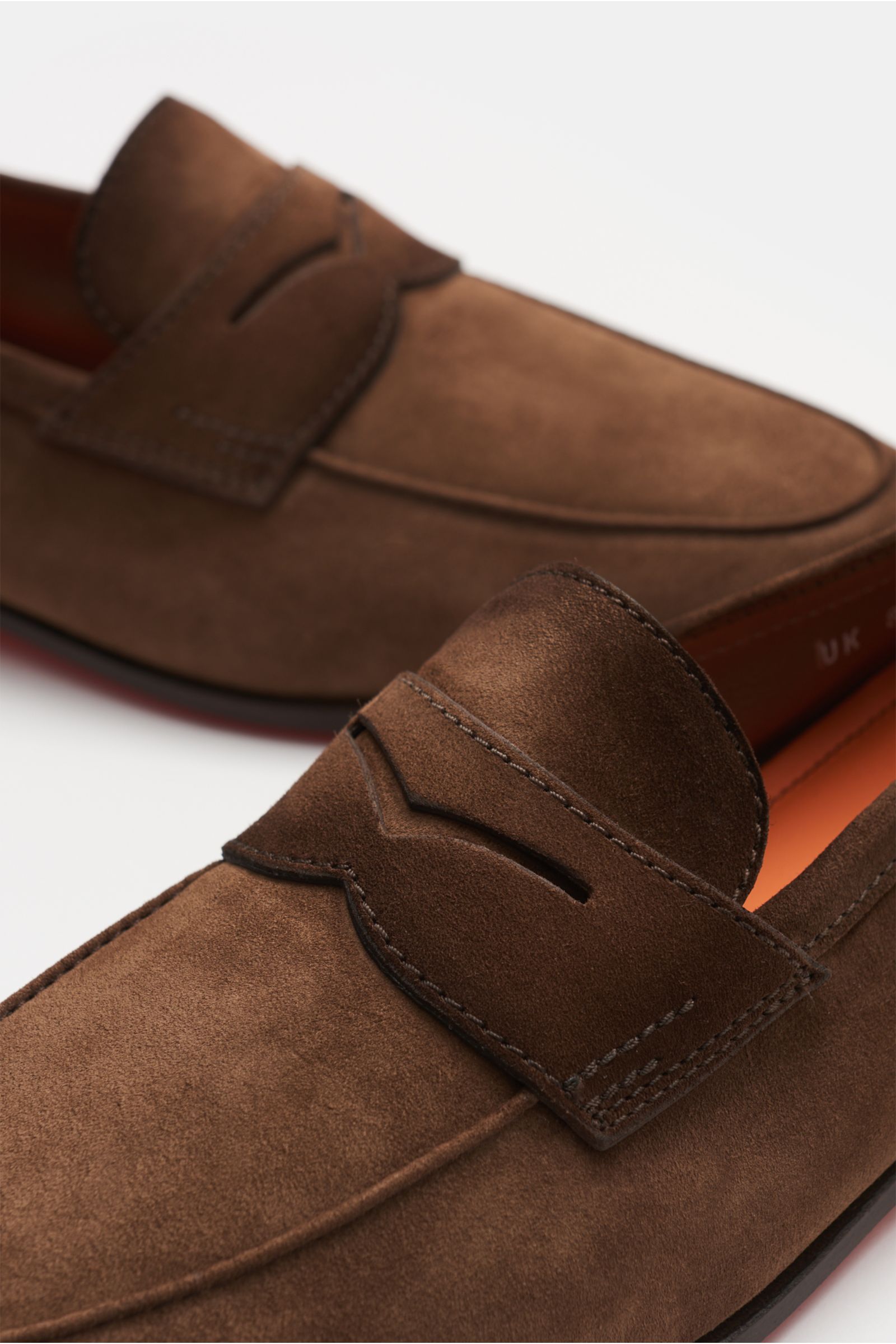 Santoni Penny Loafer braun