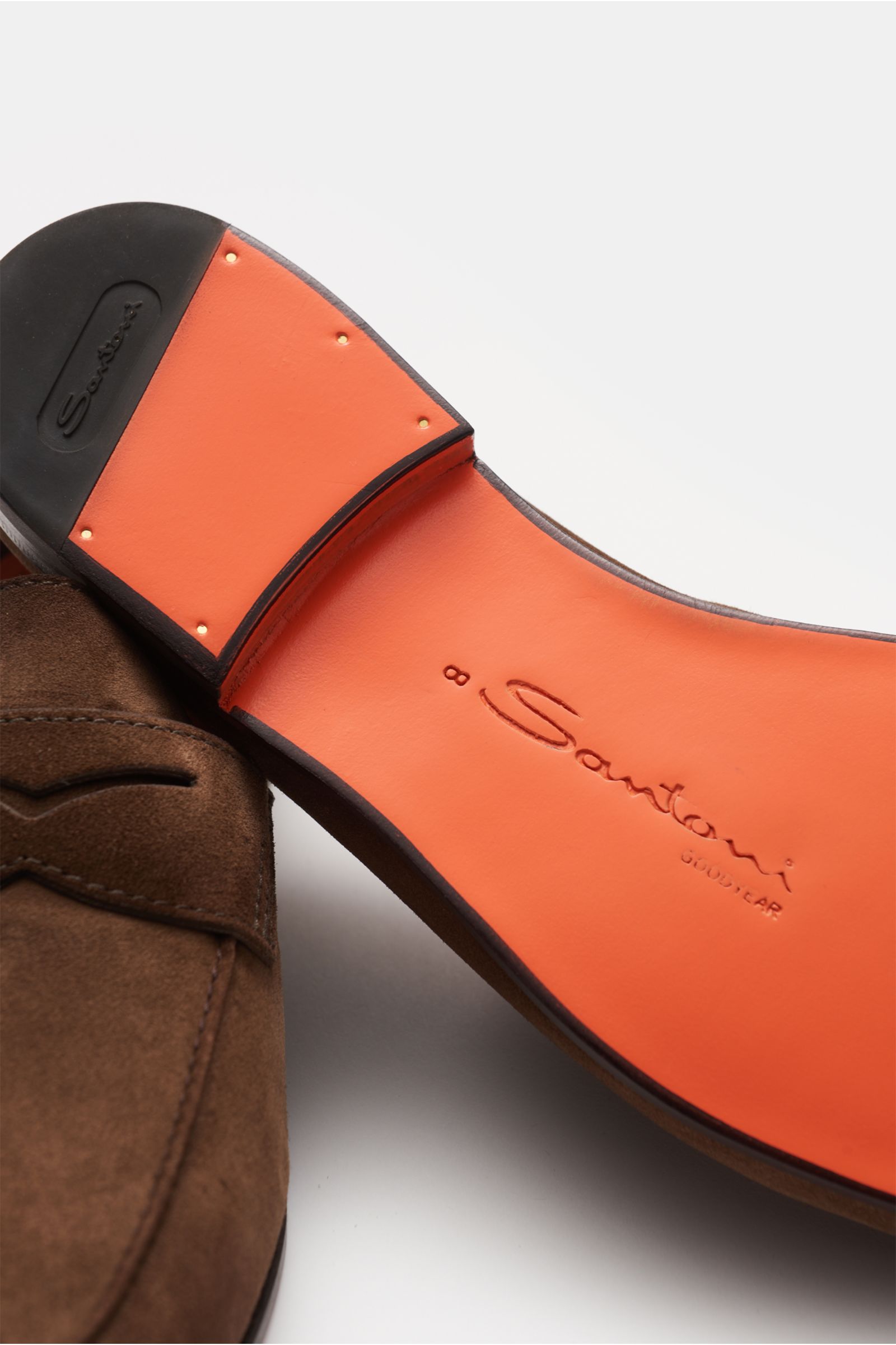 Santoni Penny Loafer braun