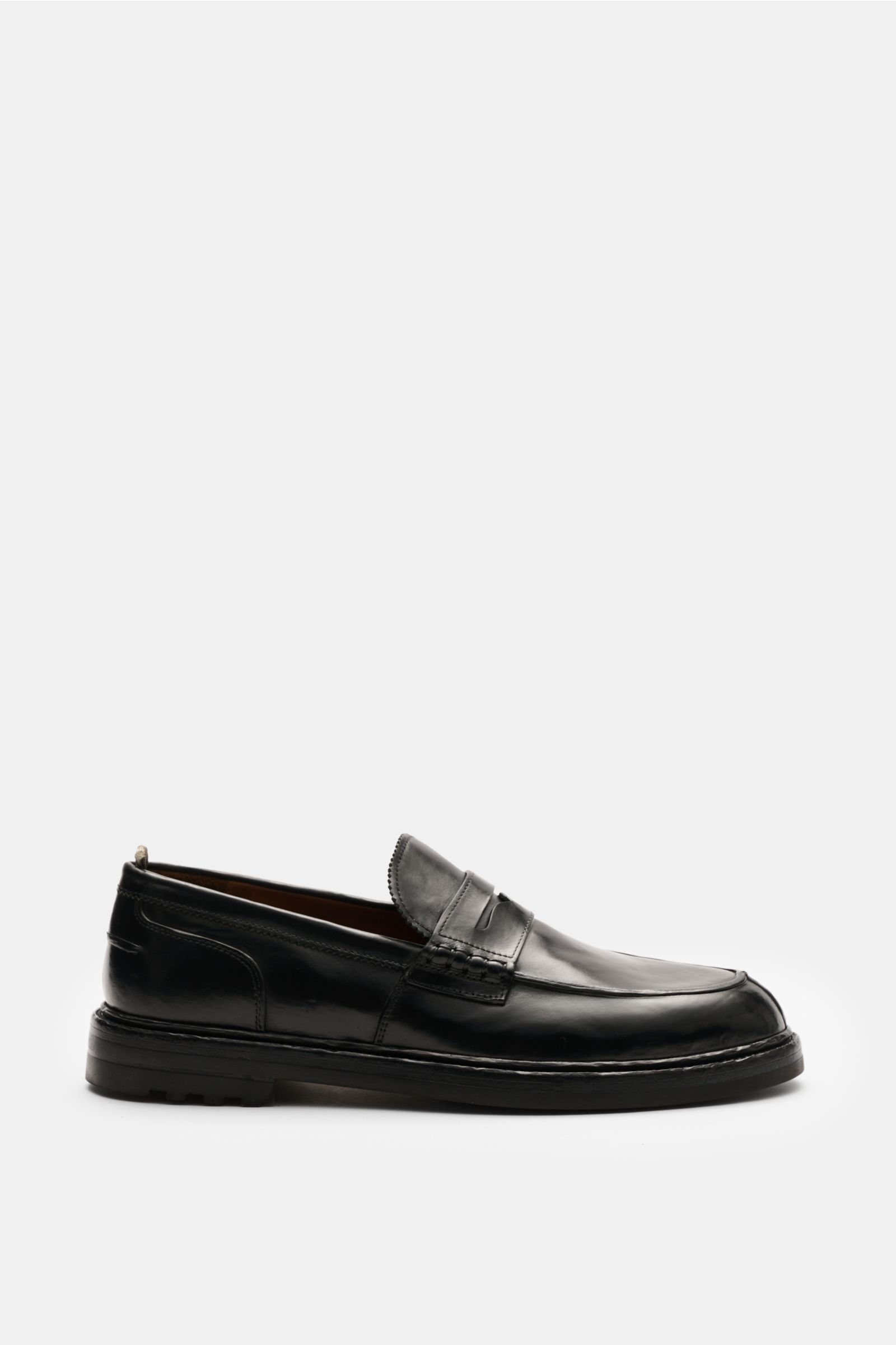 Officine Creative Penny Loafer 'Sax Flexi 001' schwarz