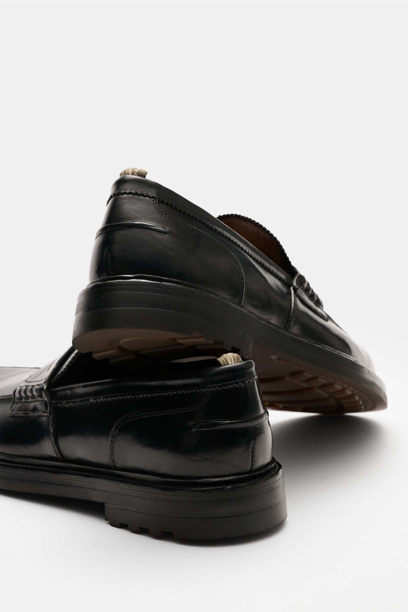 Officine Creative Penny Loafer 'Sax Flexi 001' schwarz