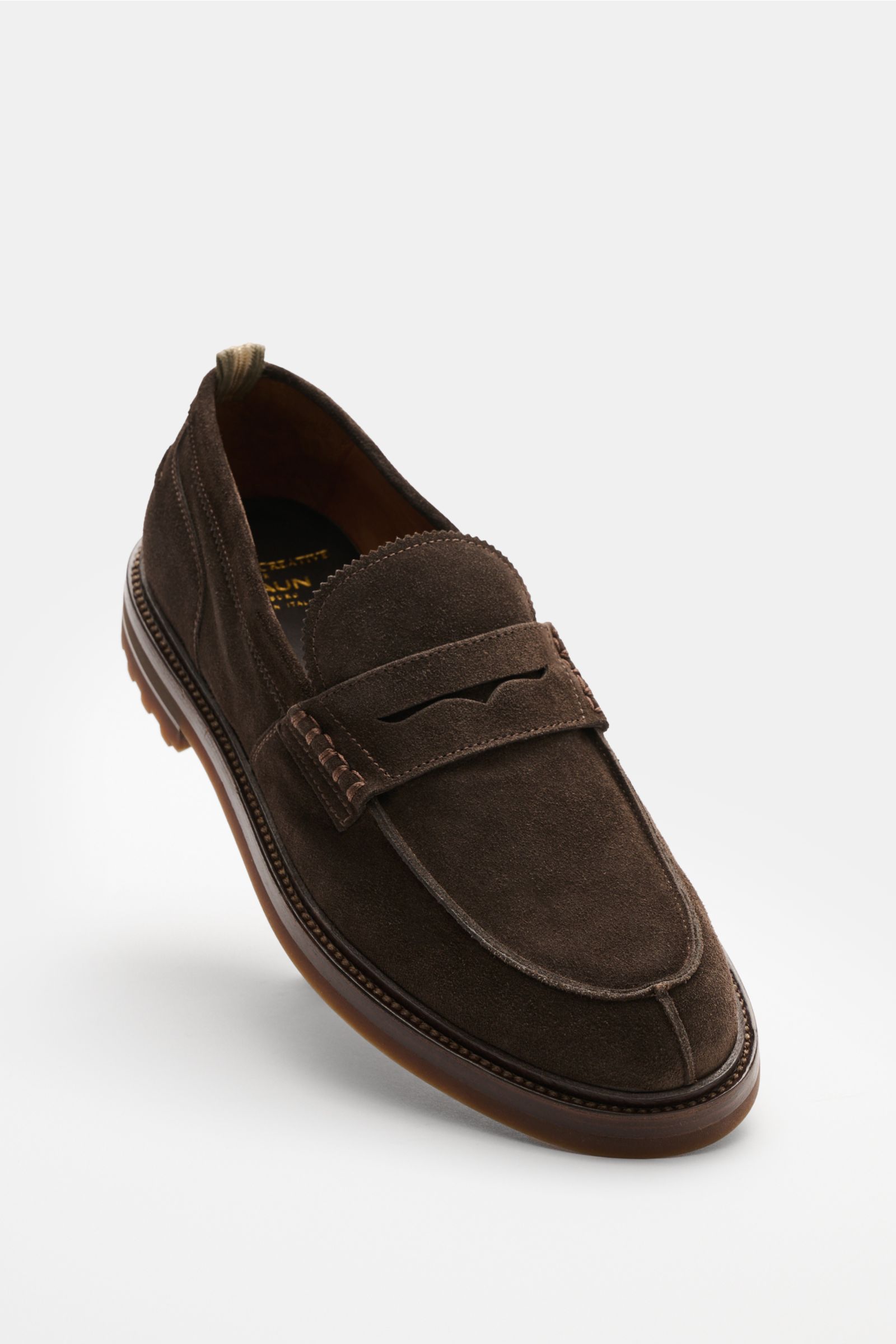 Officine Creative Penny Loafer 'Sax Flexi 001' dunkelbraun