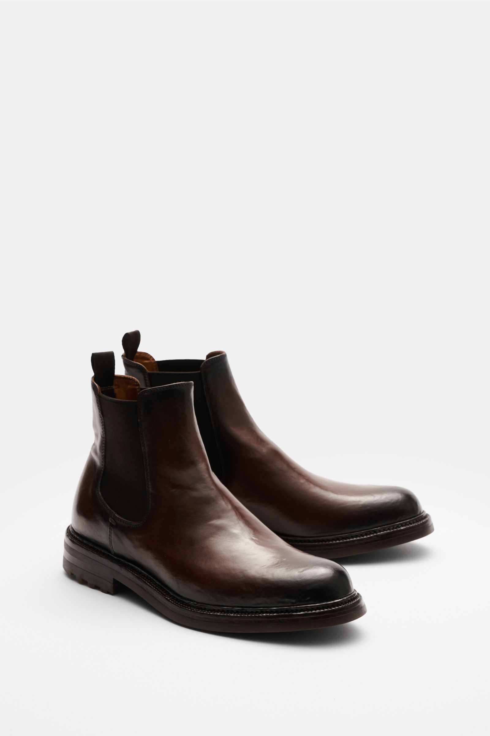 Officine Creative Chelsea Boot 'Aston Flexi 004' dunkelbraun