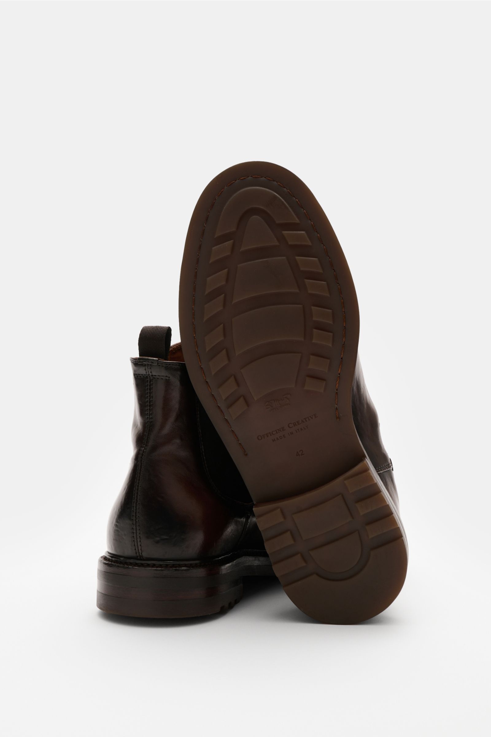 Officine Creative Chelsea Boot 'Aston Flexi 004' dunkelbraun
