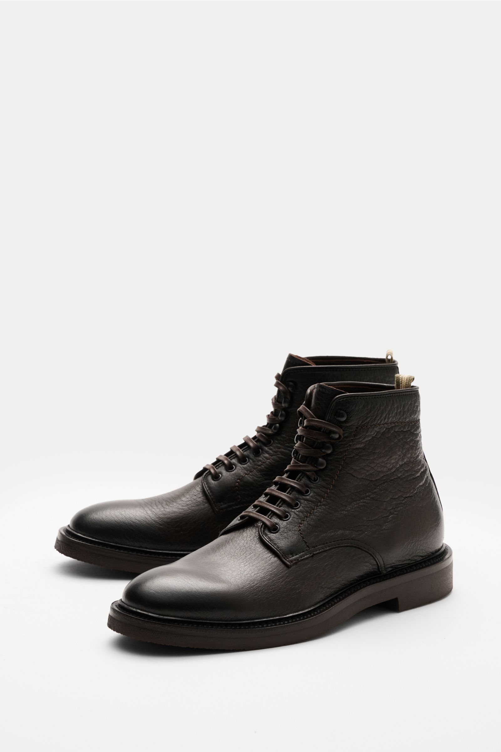 Officine Creative Schnürboot 'Hopkins Flexi 203' dunkelbraun