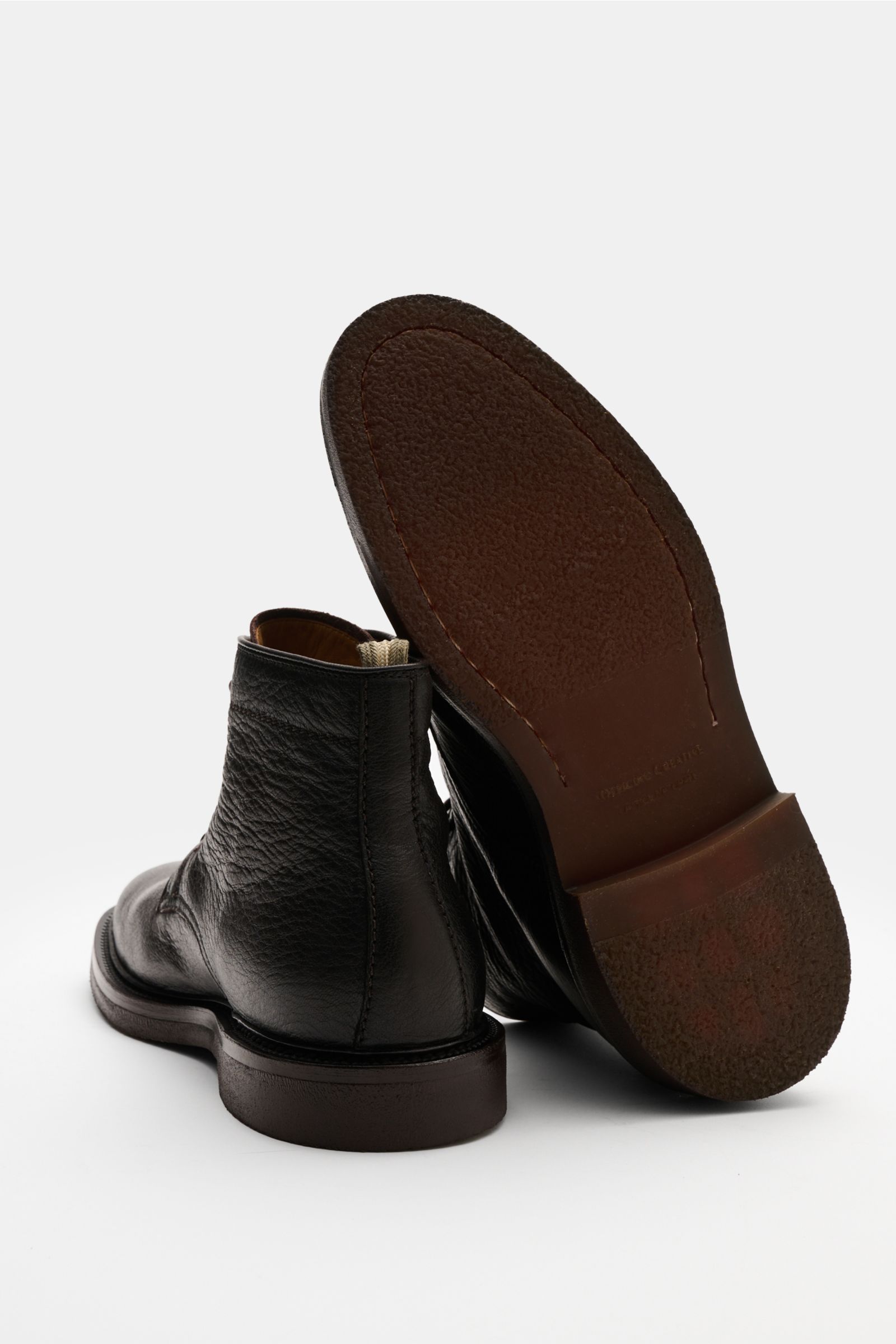 Officine Creative Schnürboot 'Hopkins Flexi 203' dunkelbraun