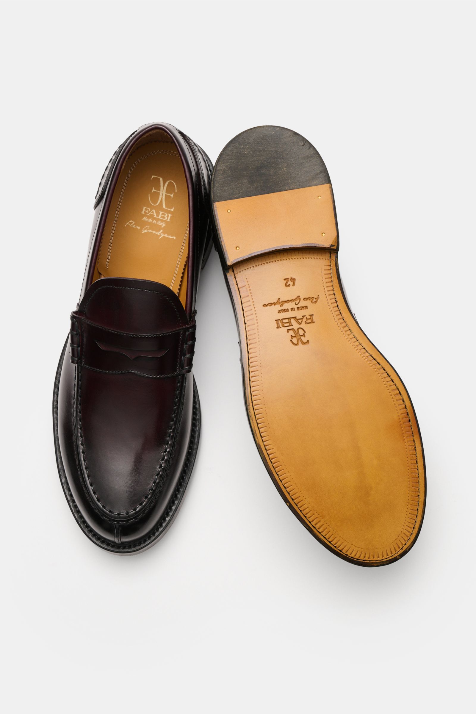 Fabi Penny Loafer 'Bill' bordeaux