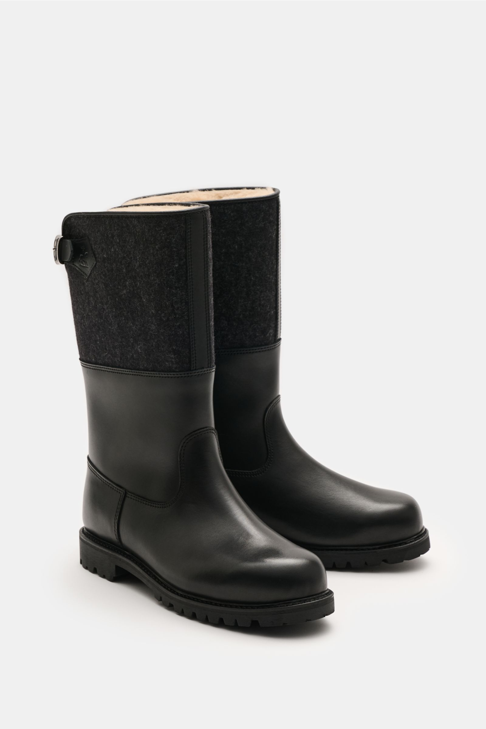 Ludwig Reiter Boot schwarz/dunkelgrau meliert