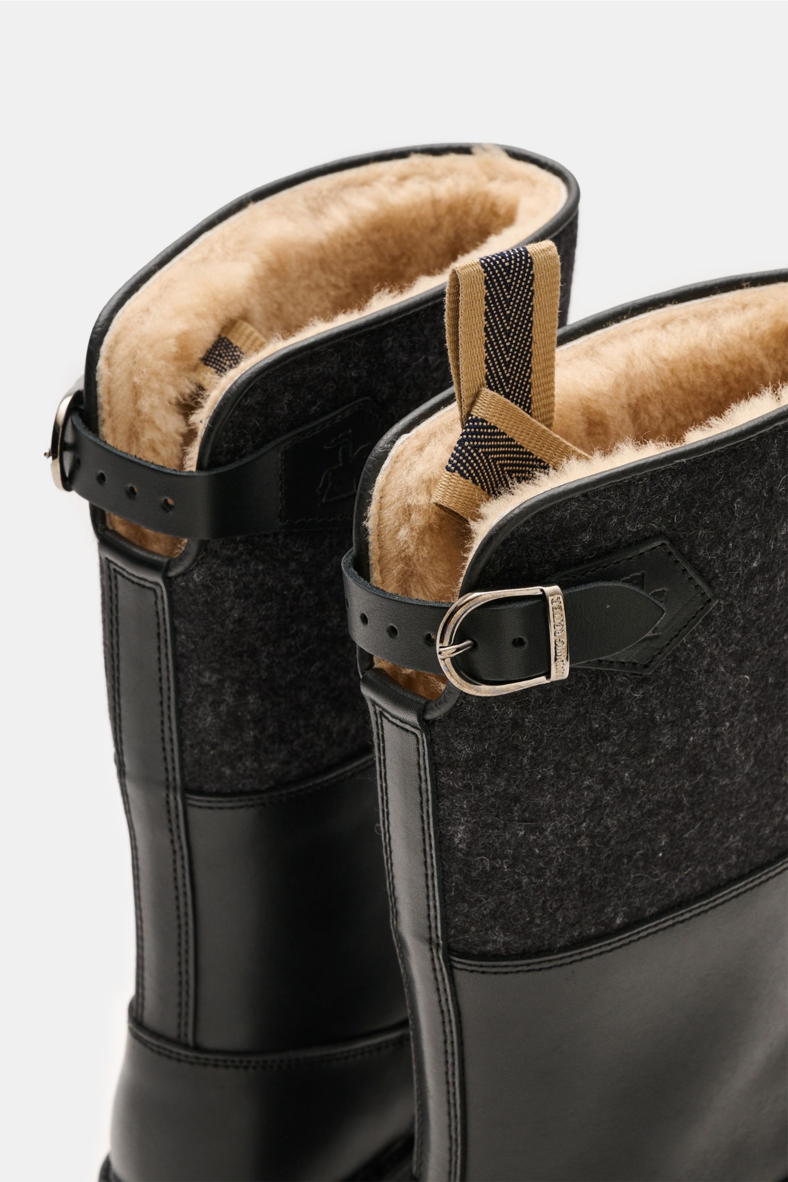 Ludwig Reiter Boot schwarz/dunkelgrau meliert