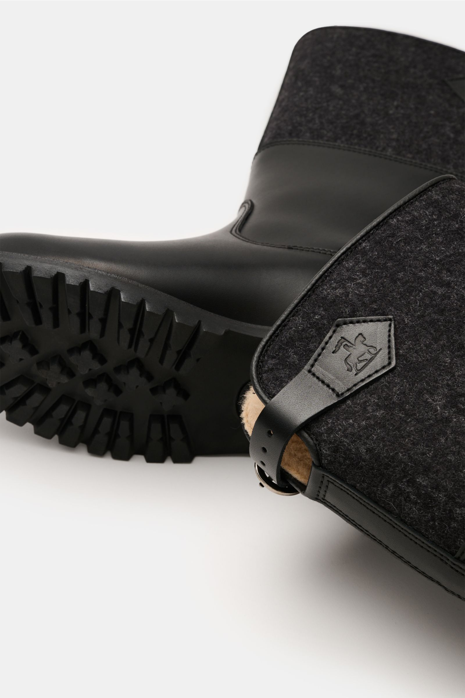 Ludwig Reiter Boot schwarz/dunkelgrau meliert